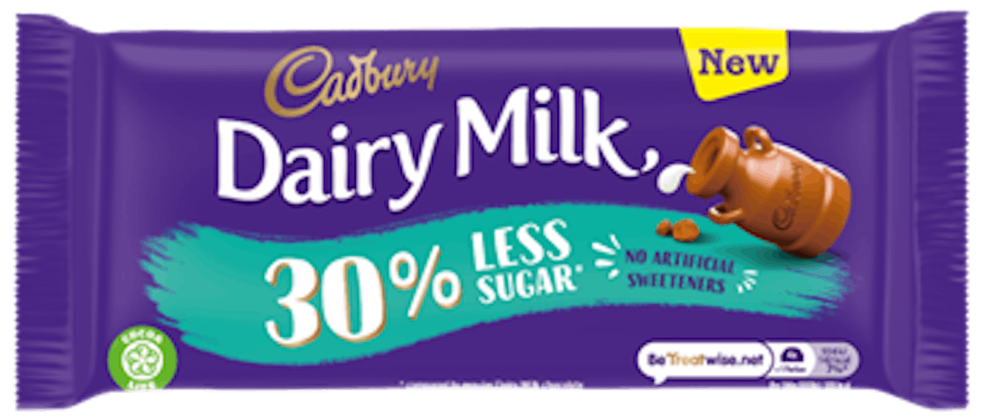 Cadbury Dairy Milk 30% Less Sugar