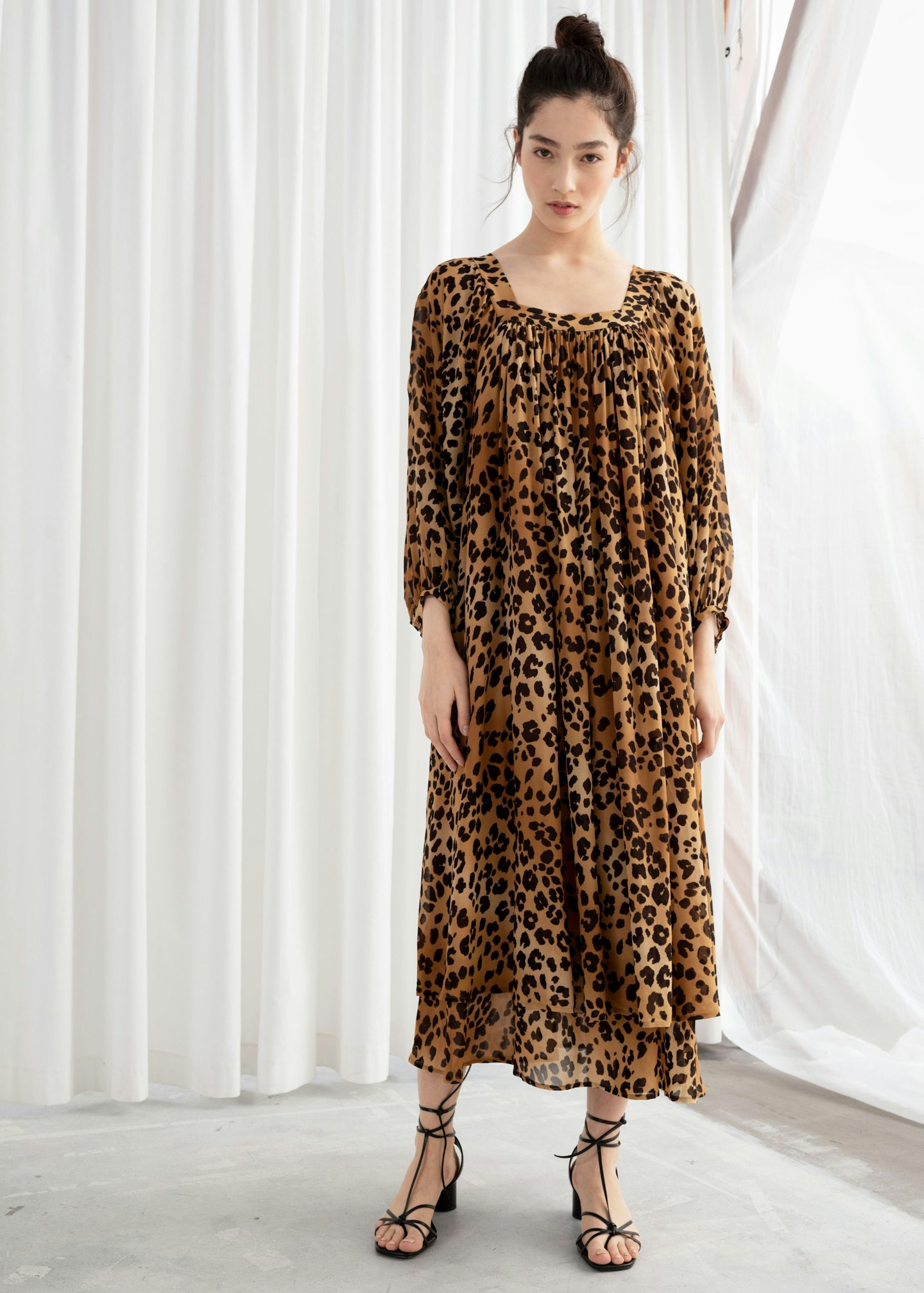 Leopard Kaftan Midi Dress, WAS £89 NOW £62