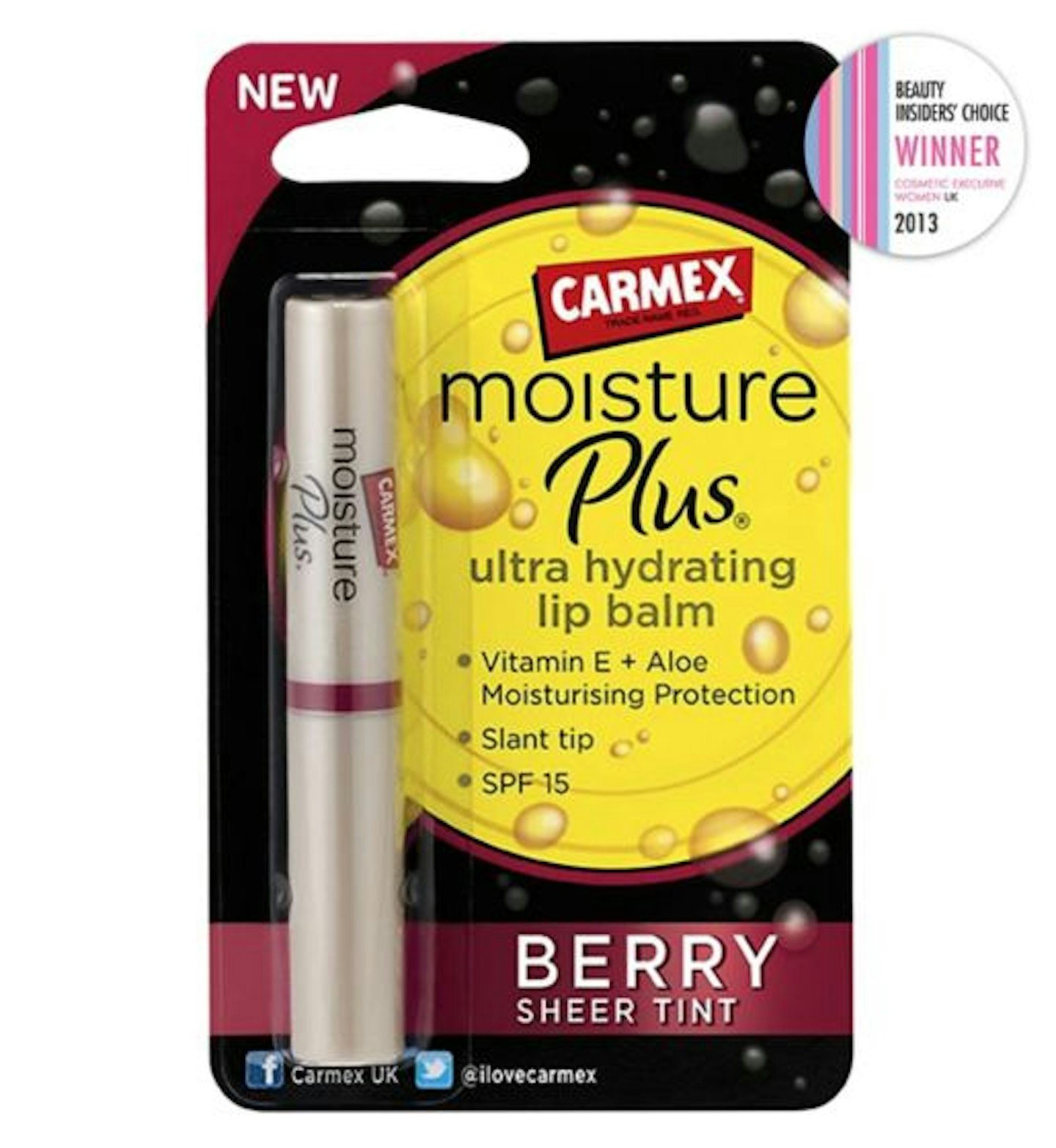 Carmex Moisture Plus Berry Lip Balm £4.49