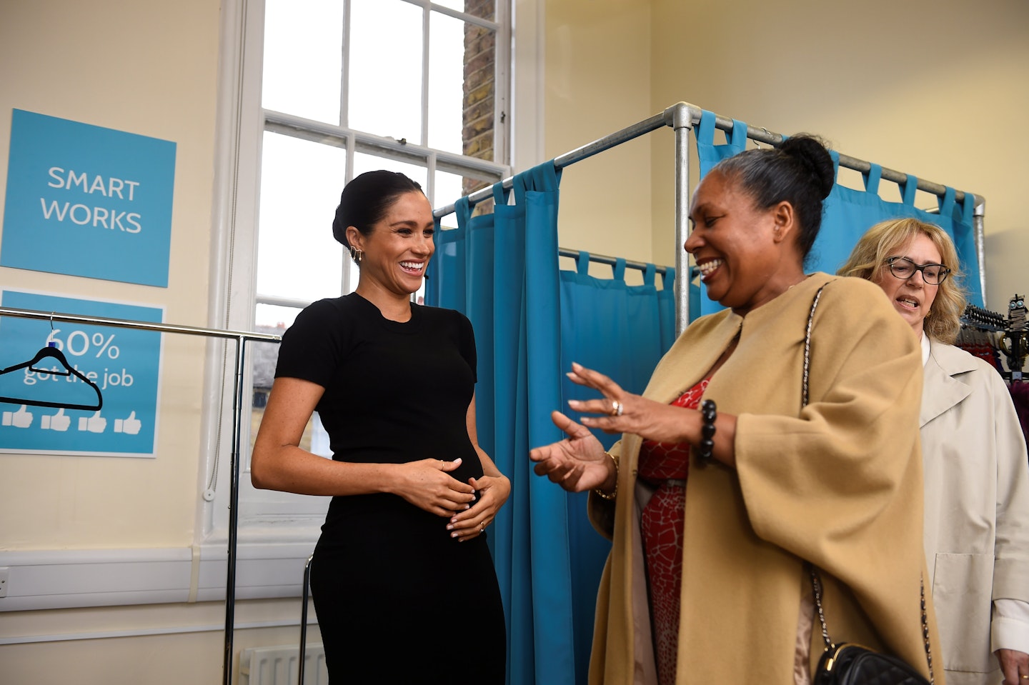 meghan markle visiting smart works charity
