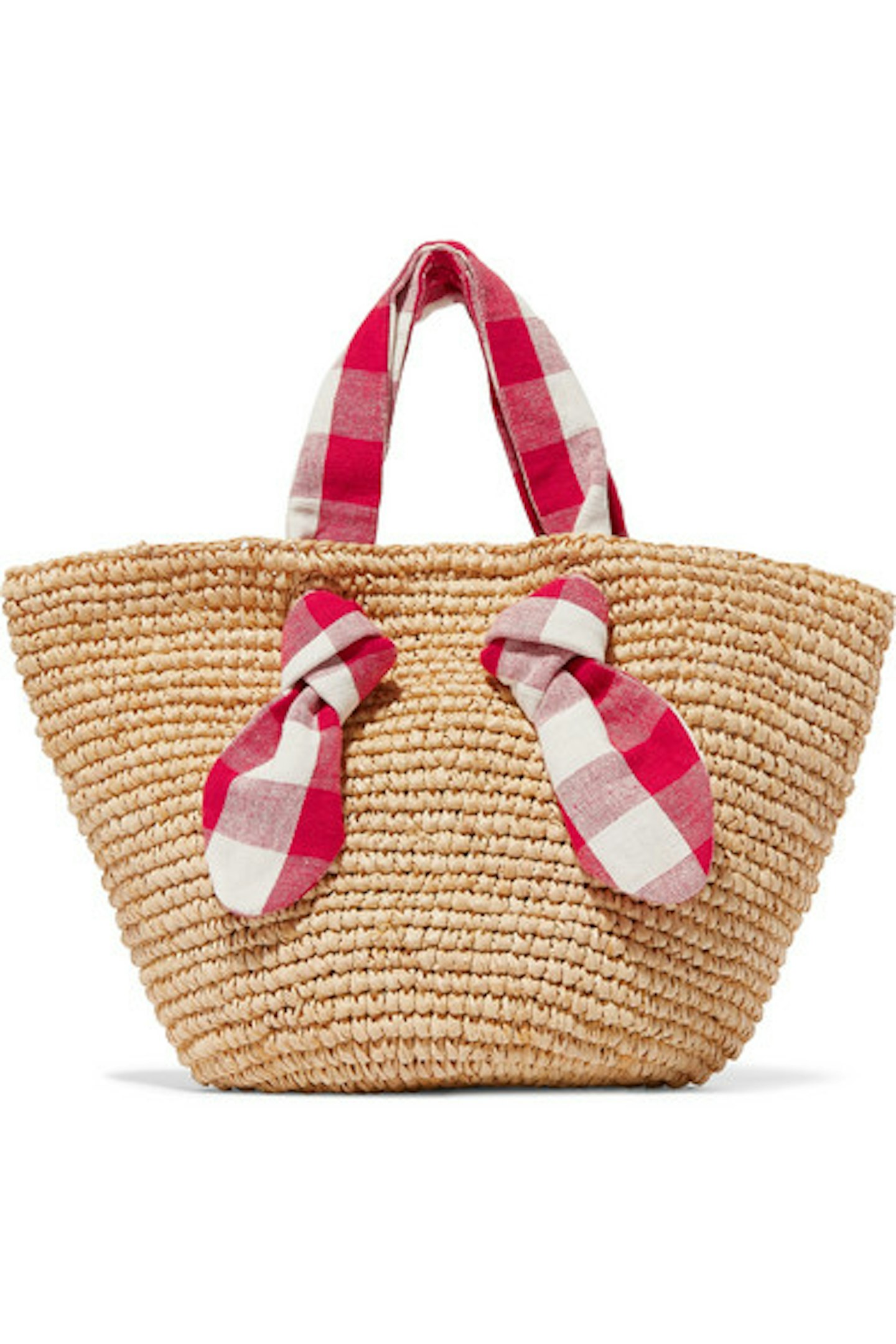 Loeffler Randall, Gingham And Raffia Tote, £51