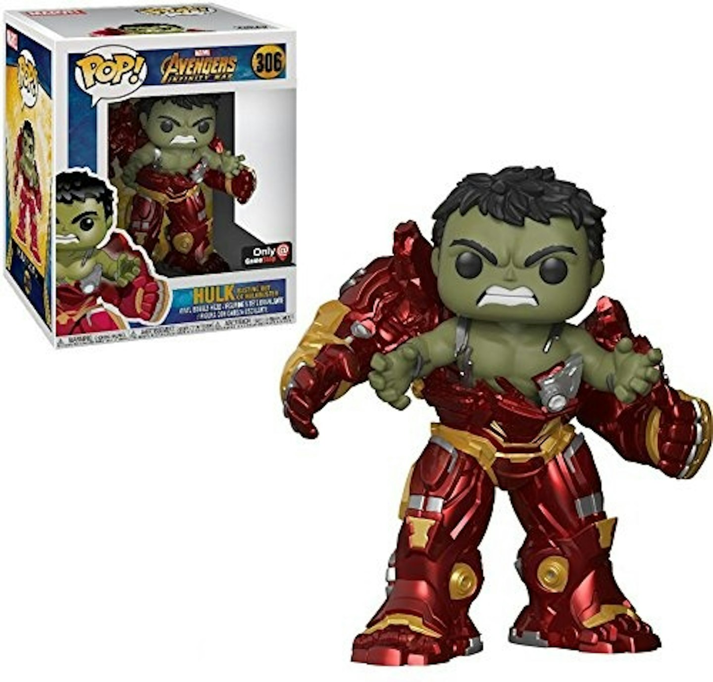 Funko Pop! Marvel Avengers Infinity War Hulk Busting out of Hulkbuster, £67.17