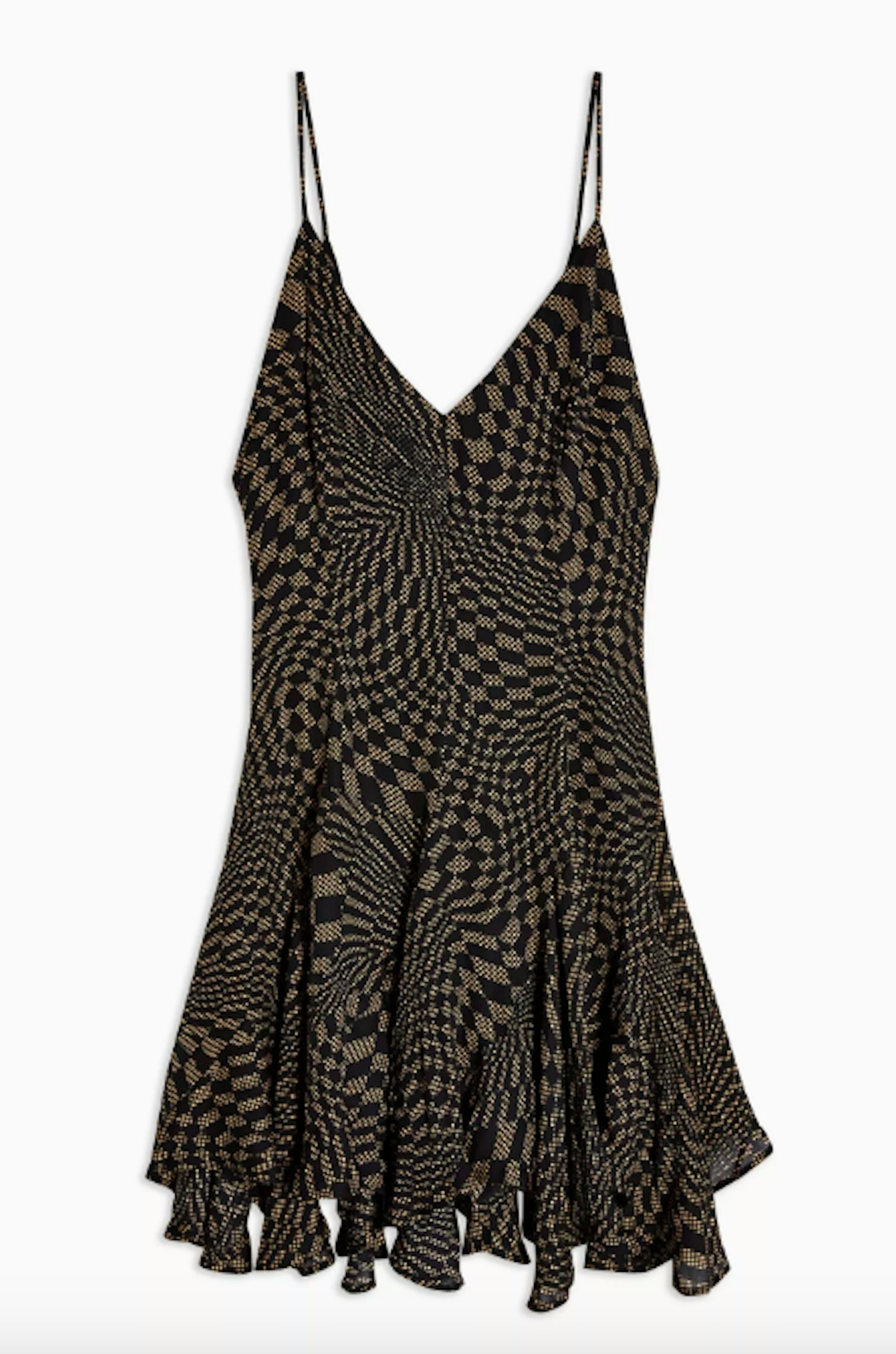 Checkboard Mini Slip Dress, £39