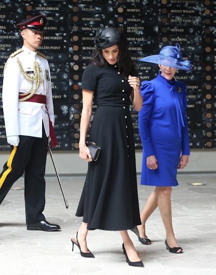 Meghan Markle in an Emilia Wickstead dress