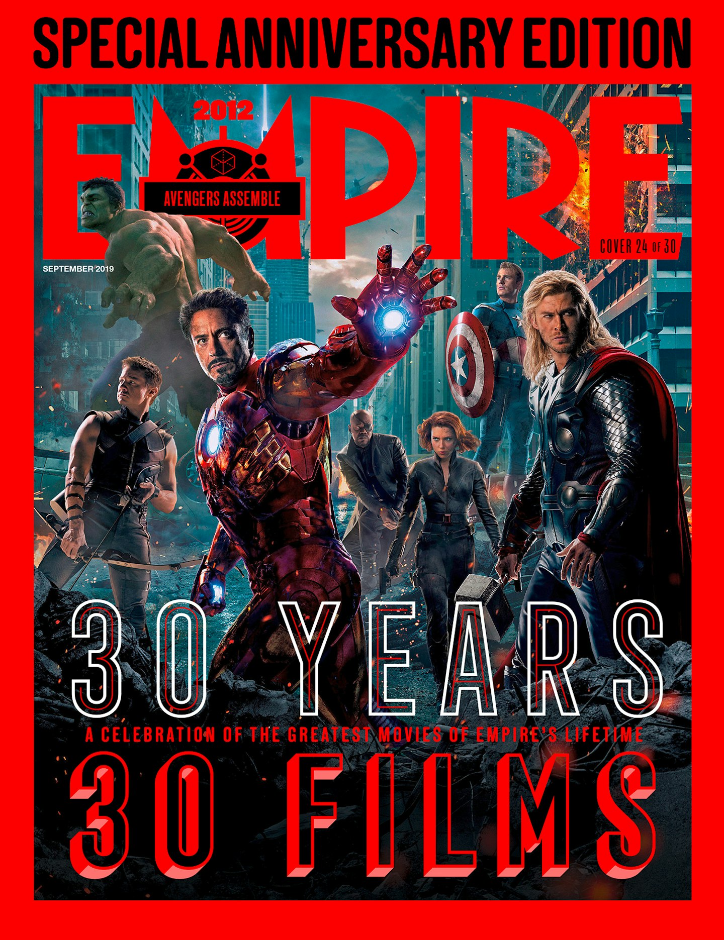 Empire's 30th Anniversary Edition Covers – Avengers Assemble