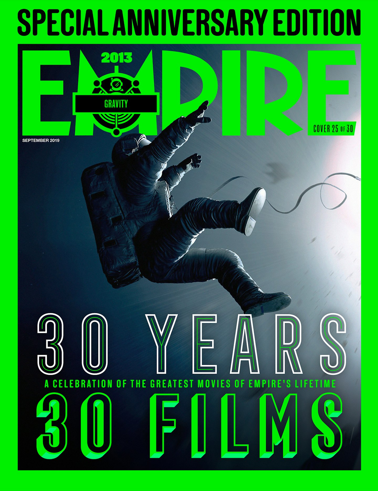 Empire's 30th Anniversary Edition Covers – Gravity