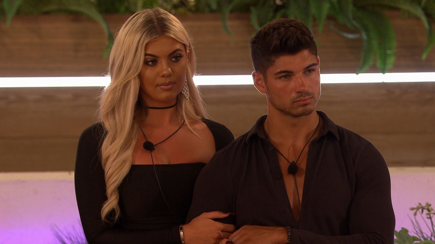 Belle Hassan and Anton Danyluk on Love Island