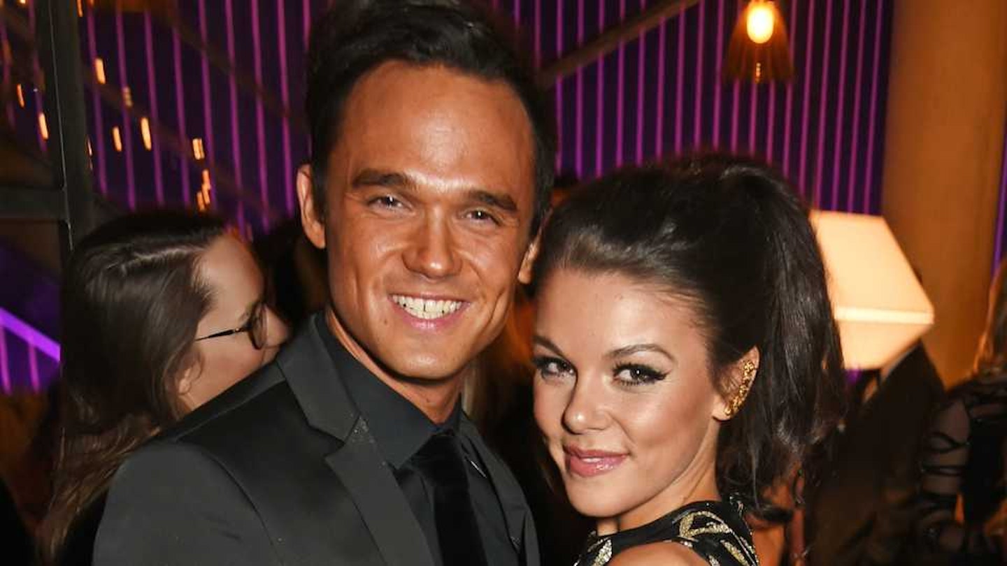 Gareth Gates and Faye Brookes