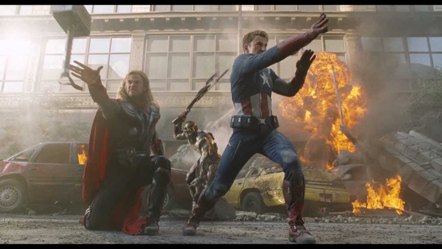 The Avengers - Thor and Captain America