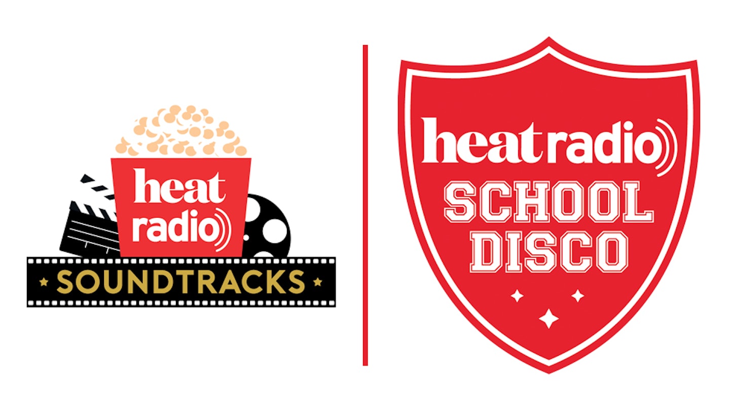 heat Radio Soundtracks and heat Radio School Disco logos