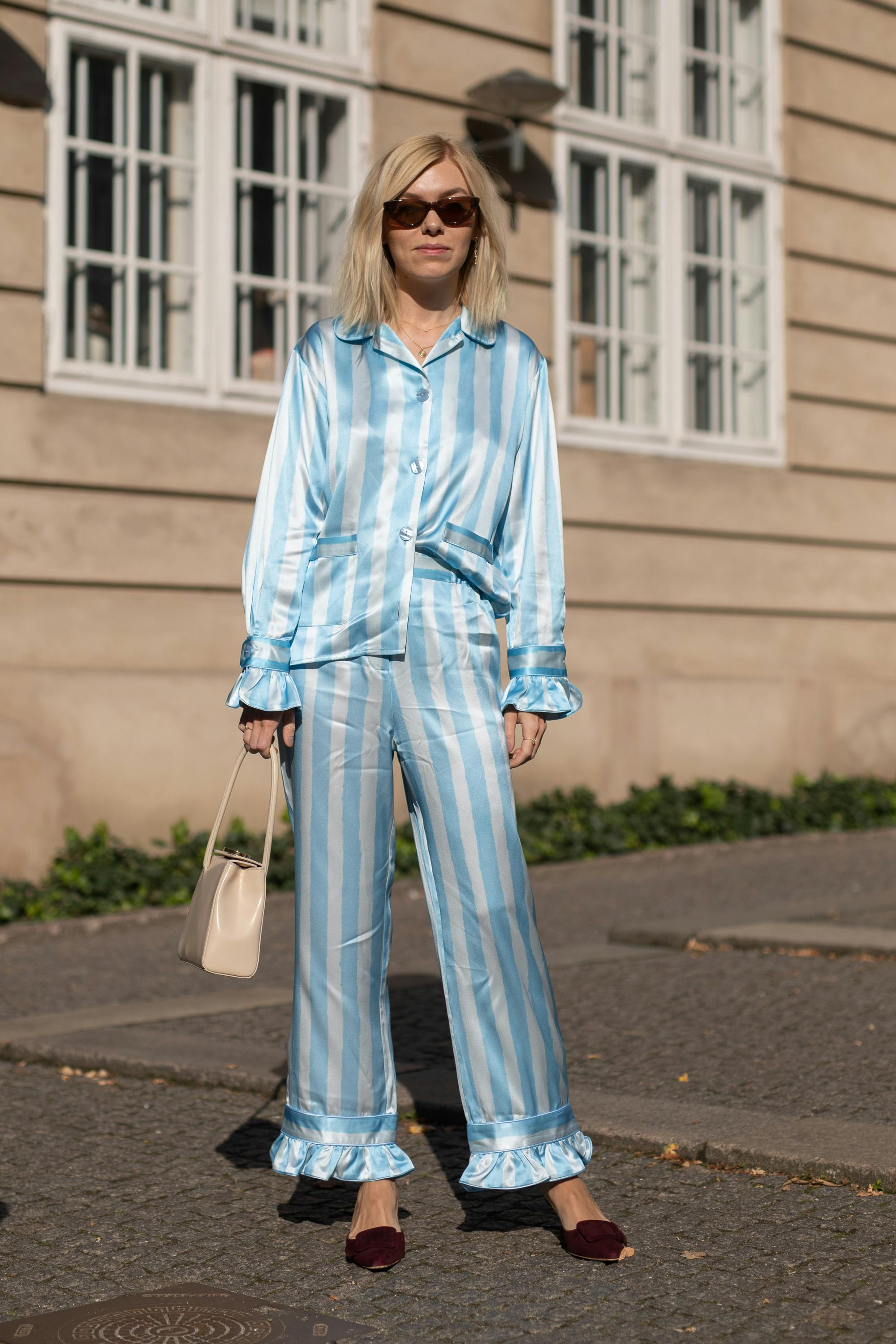 The Biggest Street Style Trend At Copenhagen Fashion Week Pyjamas