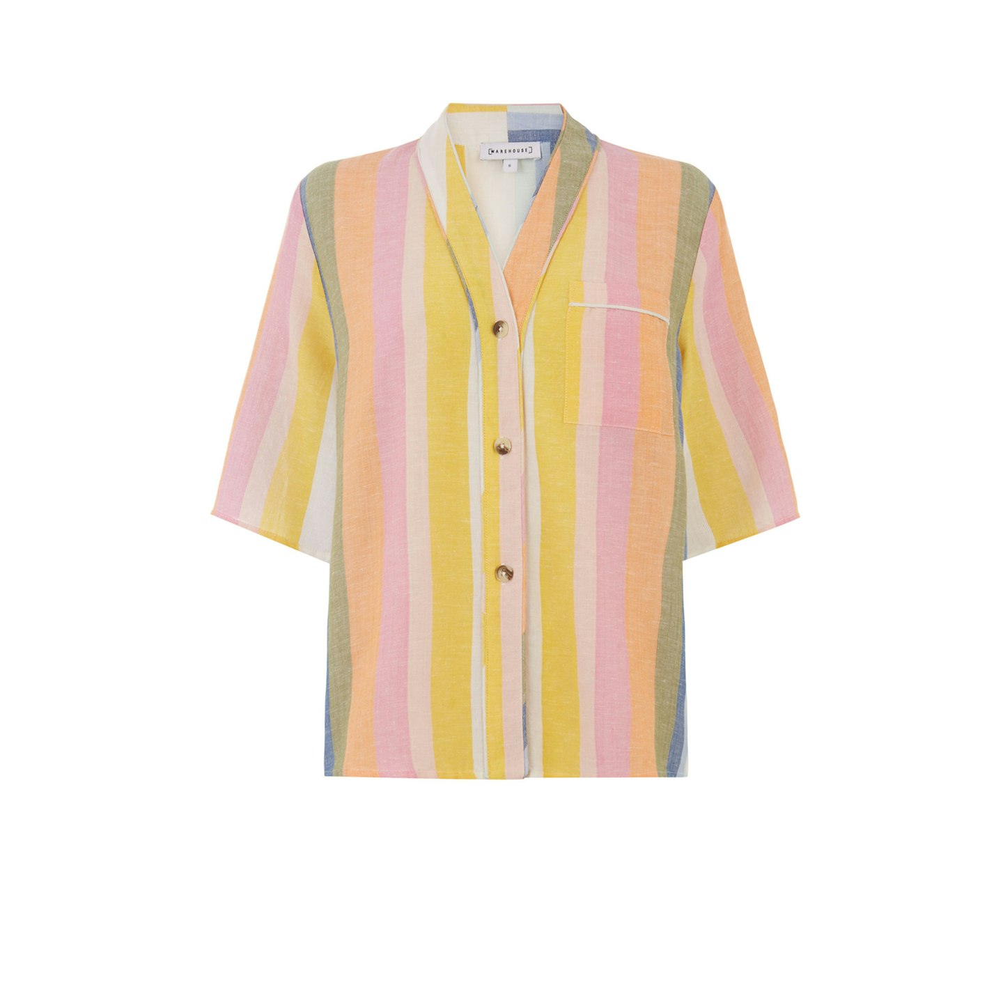 Warehouse, Rainbow Pyjama Top, £10