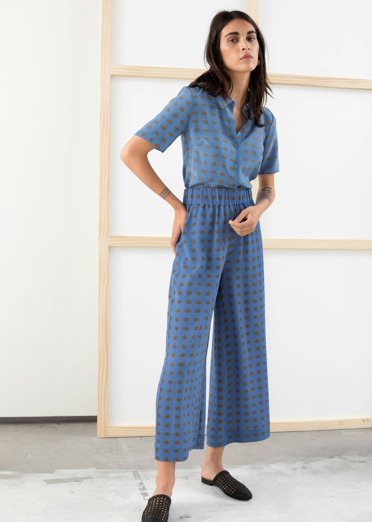 & Other Stories, Floral Wide Trousers, £55
