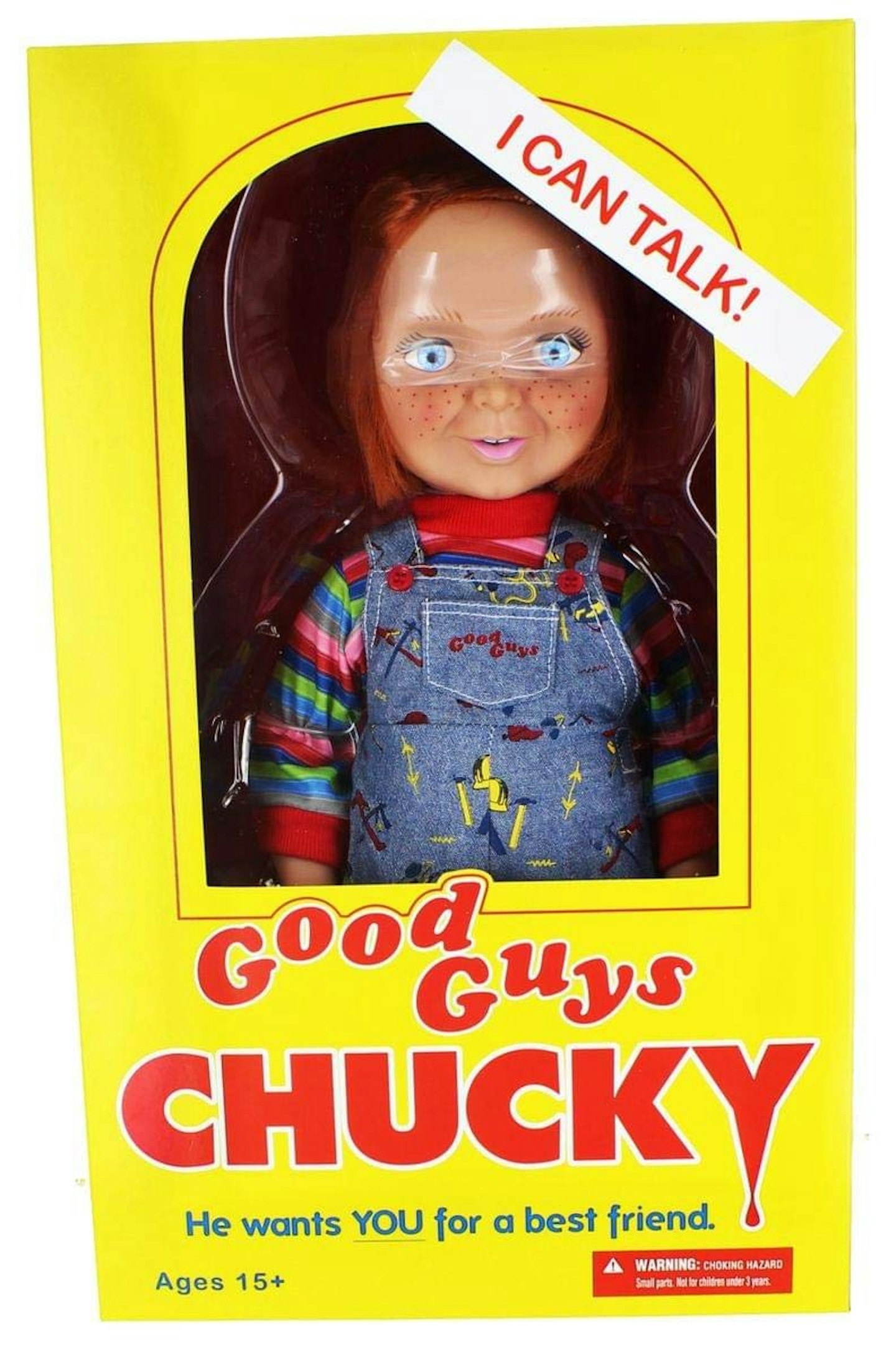 Childu2019s Play 2 Chucky 15-Inch Nice/Happy Face Good Guys Talking Doll, £76.43