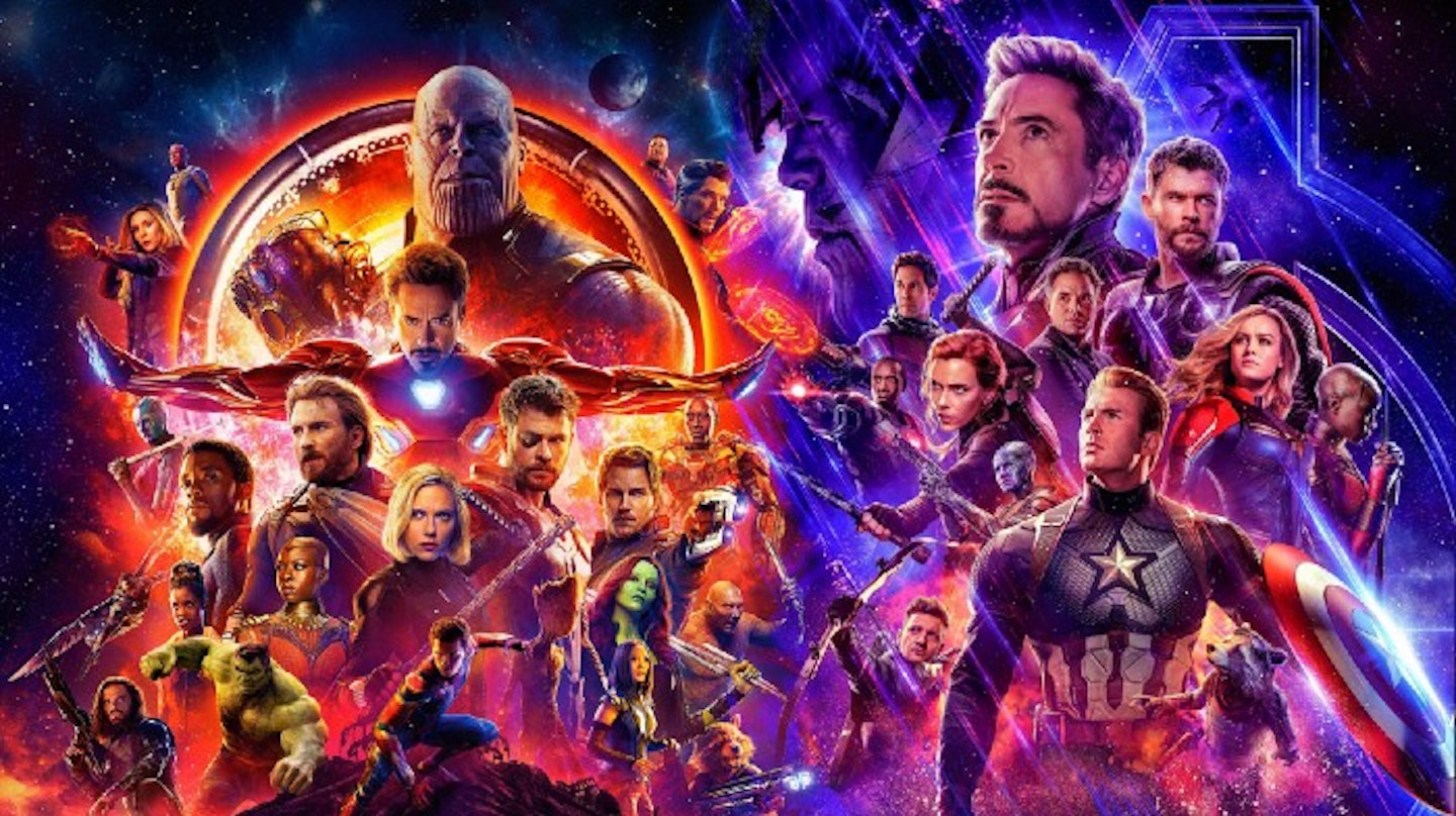 Avengers: Infinity War and Endgame posters