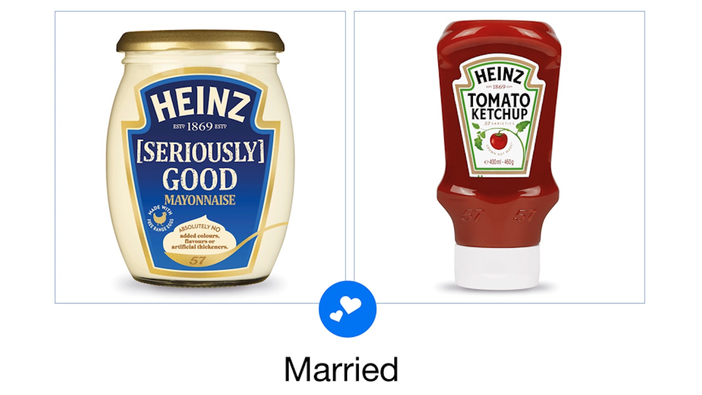 Heinz Mayonnaise and Ketchup