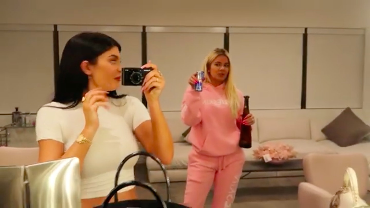 Kylie Jenner and Khloe Kardashian: Drunk Get Ready With Me