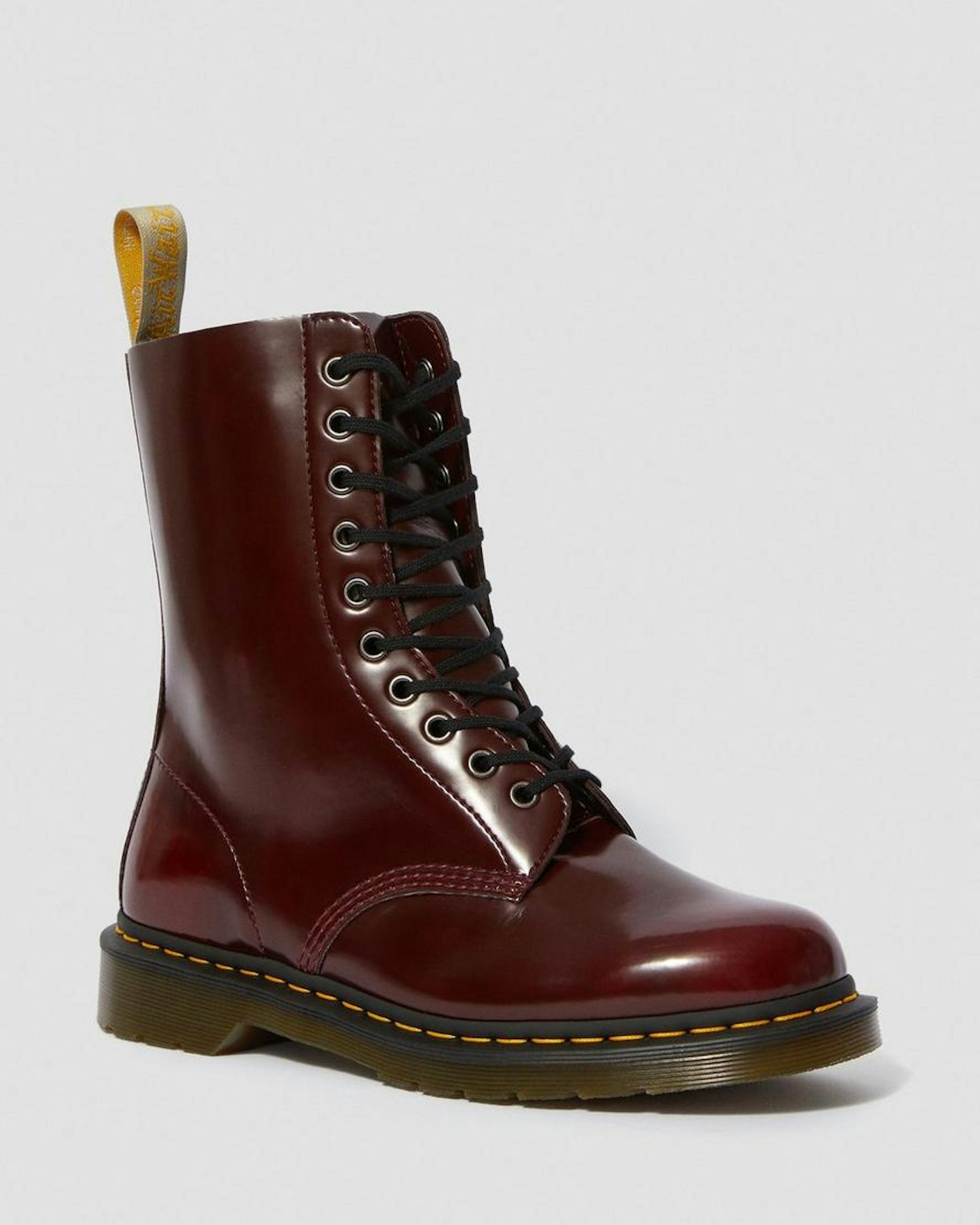 Lace-Up Cherry Red Boots, £149