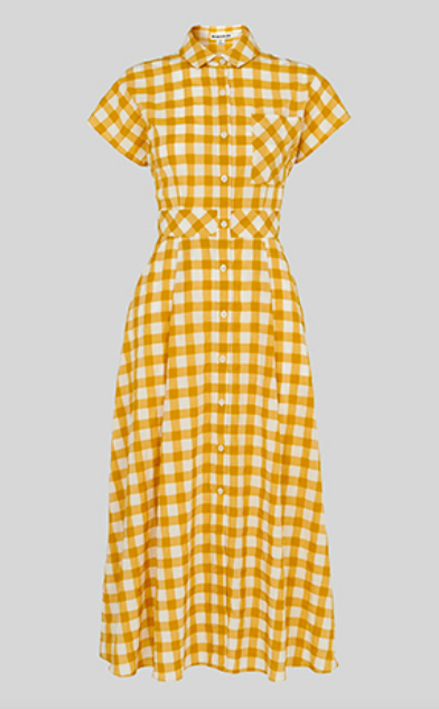 Whistles, Yellow Gingham Shirt Dress, £159