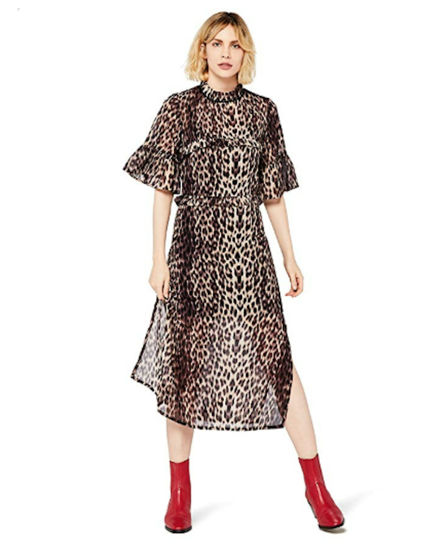find by Amazon Women's Animal Print Midi Dress, £32.61