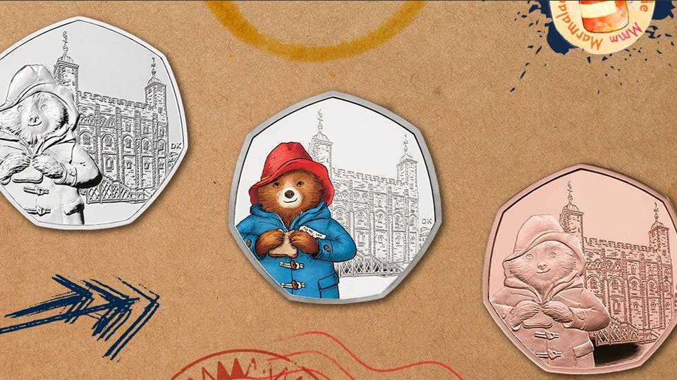 New Paddington Bear 50p Coins Have Entered Circulation   Paddington Bear 50p 