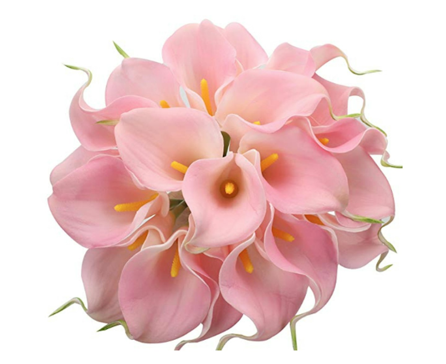 XIUER Calla Lily Artificial Flowers, 12.99Weu2019re in love with these artificial flowers. Theyu2019re a practical way to keep your house decorated forever. Emily is a huge fan of Calla Lilies and always gets them in two different colours; white and pink. Now you can do the same; for less than 13 you get 20 flowers in the same colour.
