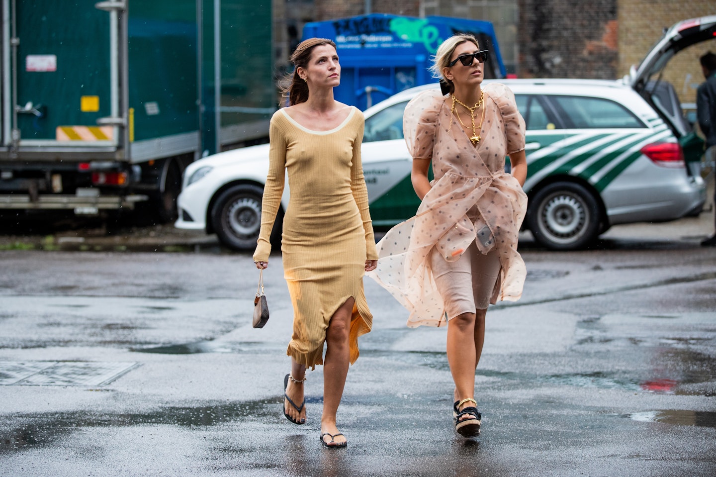 Liberta Haxhikadriu and Aylin König copenhagen fashion week