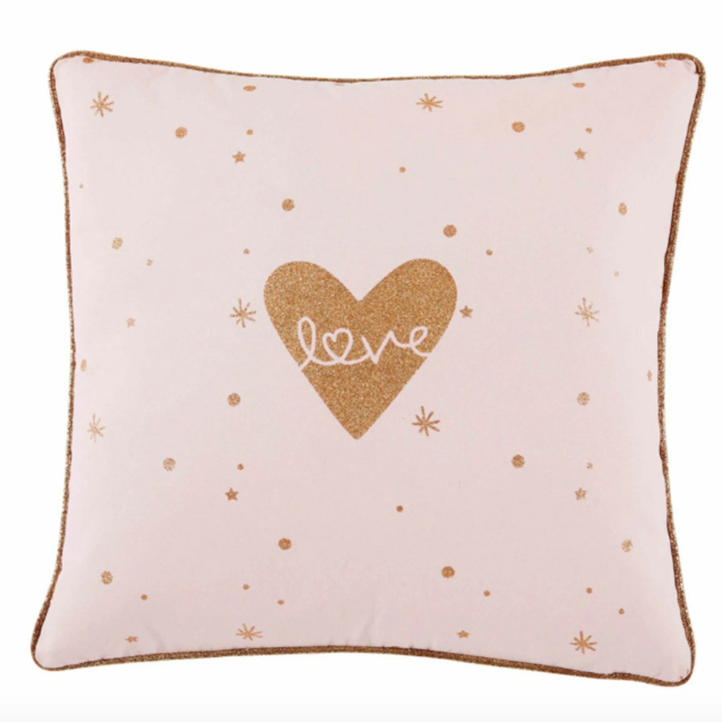 Lilly printed pink cushion, £18