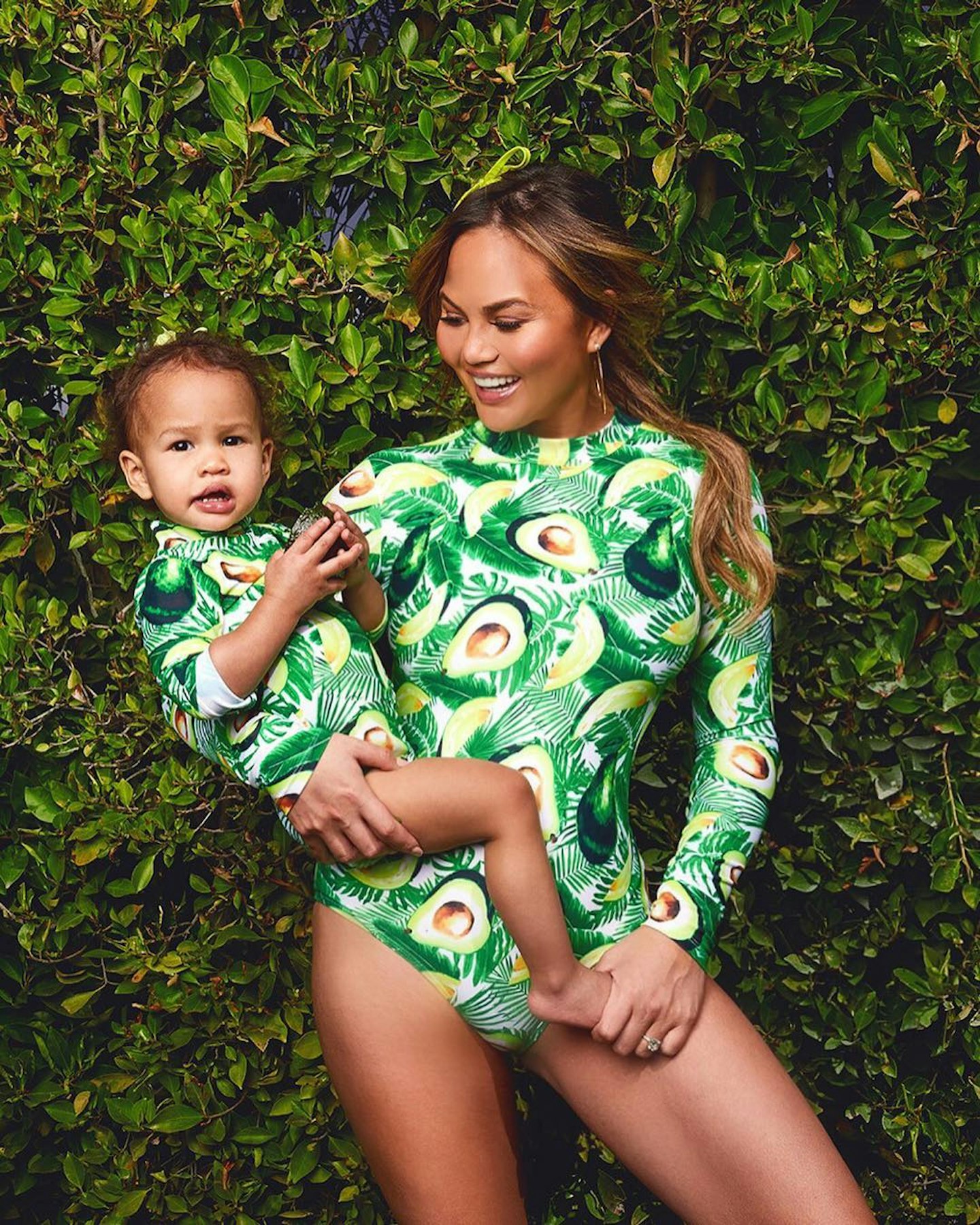 Chrissy Teigen and Luna