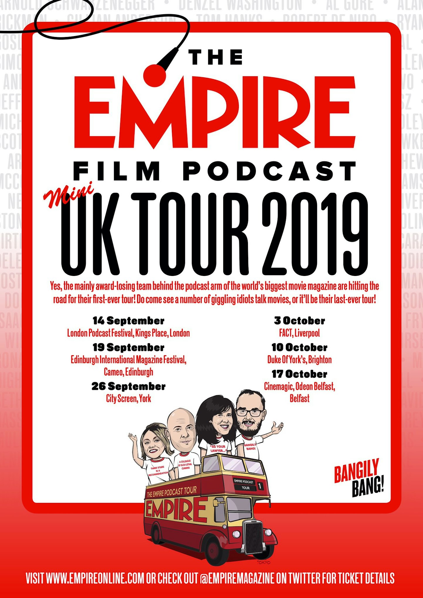 Empire Podcast mini-tour 2019