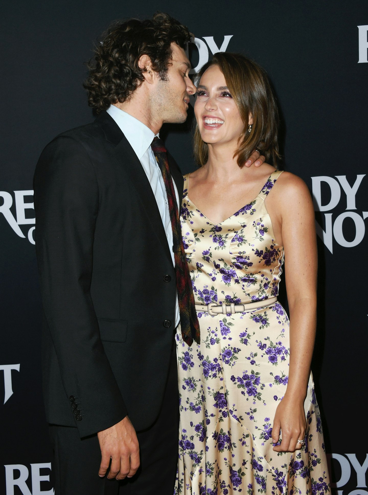 Adam Brody and Leighton Meester at the Ready Or Not Premiere