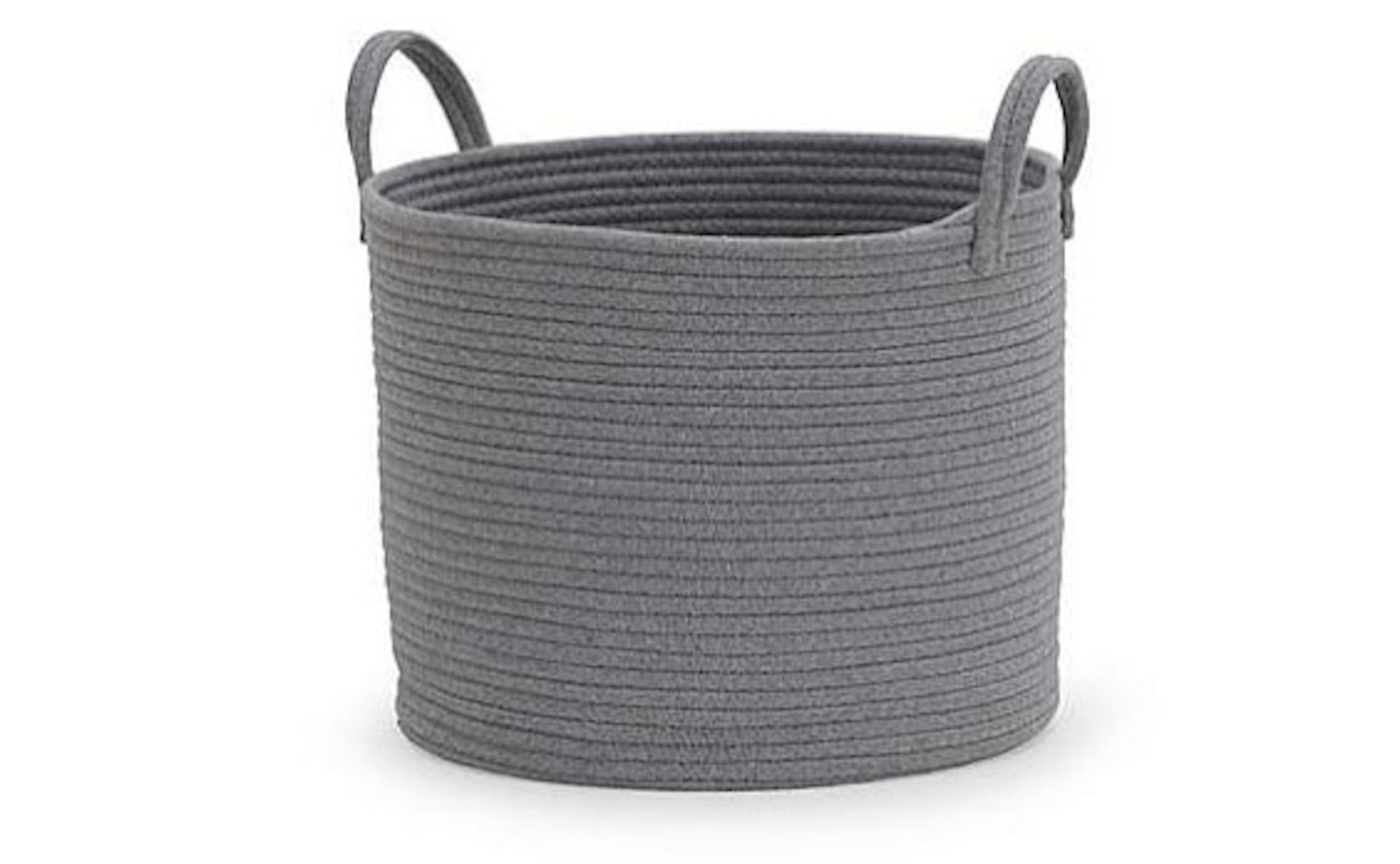 Cotton Rope Grey Storage Basket
