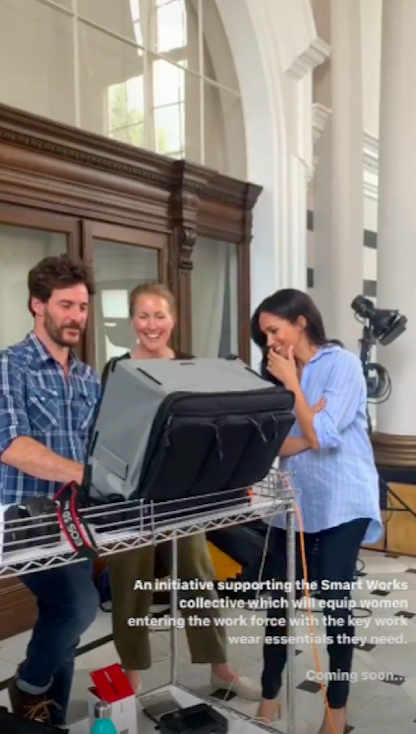 meghan markle photoshoot smart works collection