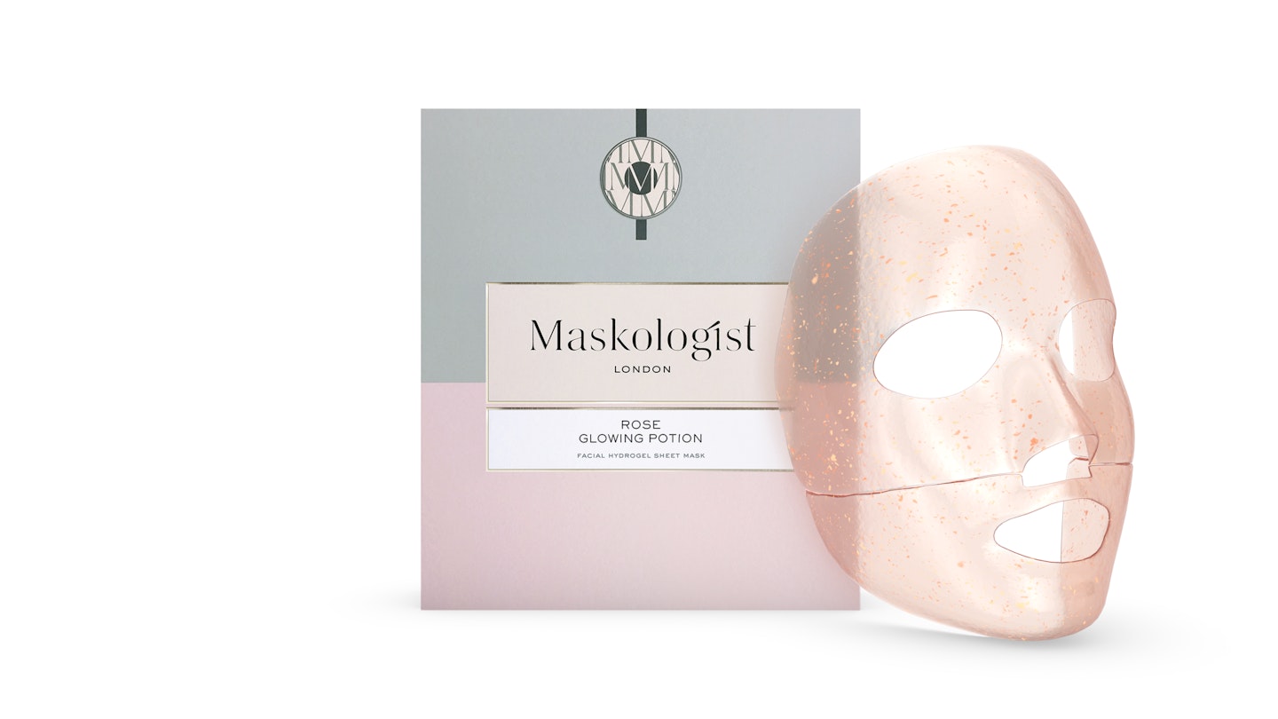 Maskologist, Rose Glowing Potion 1x Hydrogel Sheet Mask, £23.50