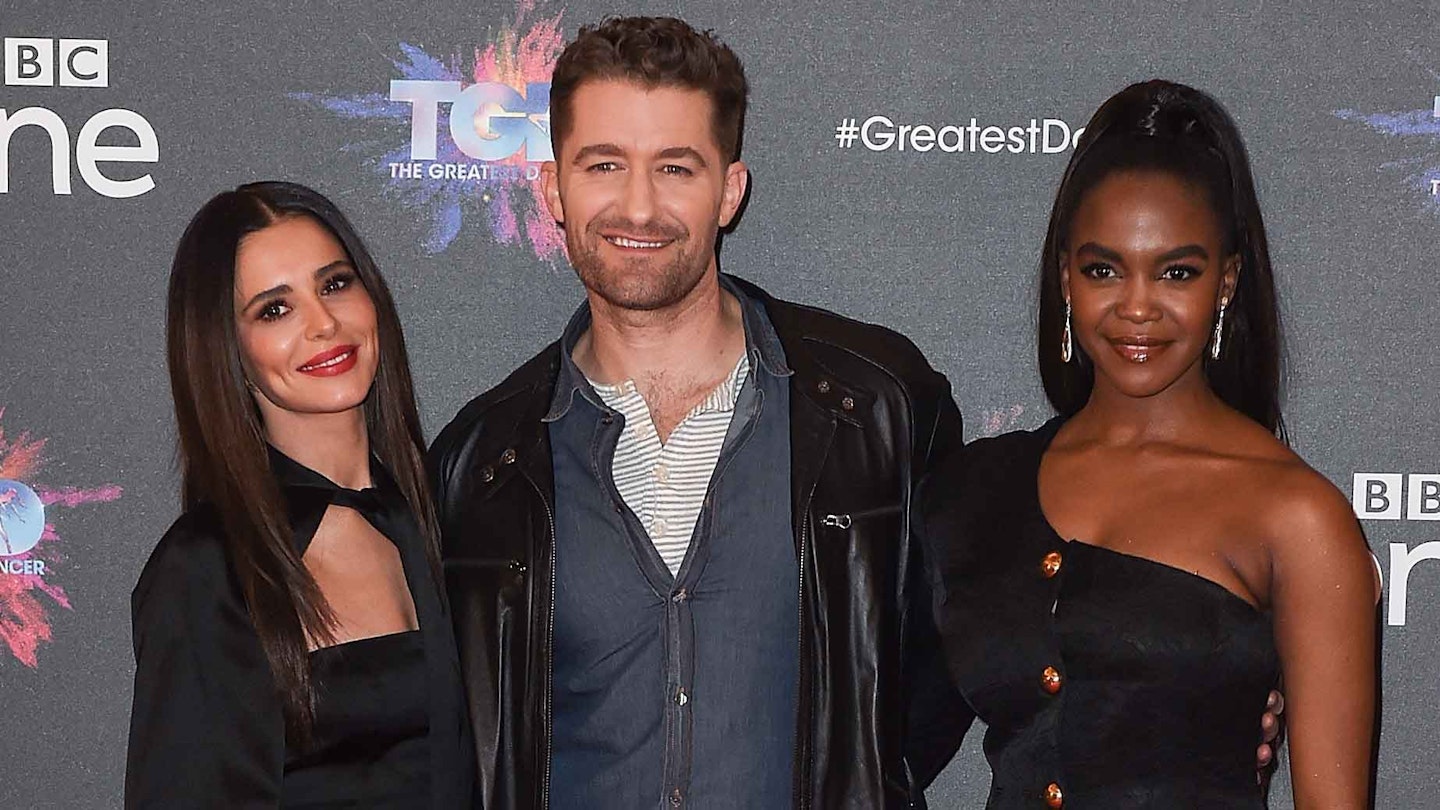 Cheryl, Matthew Morrison and Oti Mabuse