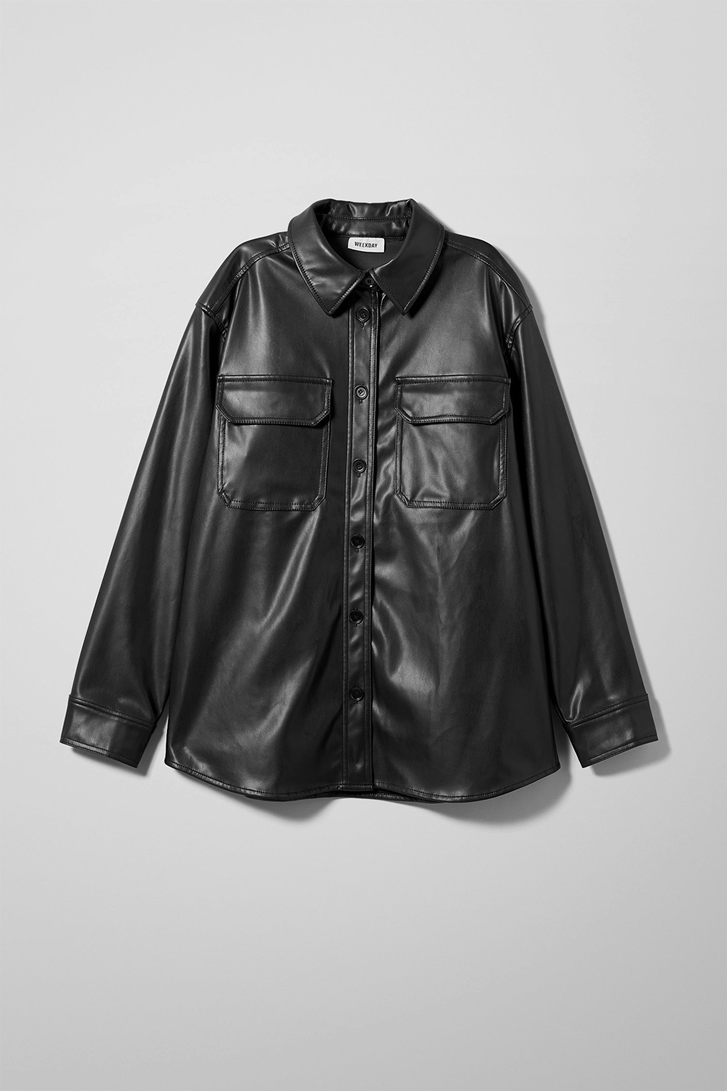 Weekday leather shirt