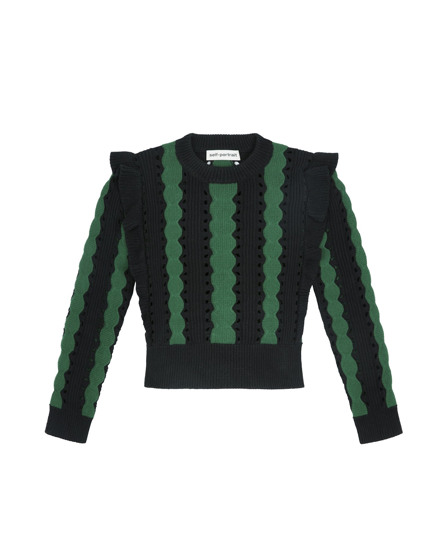Green And Black Striped Jumper, £250