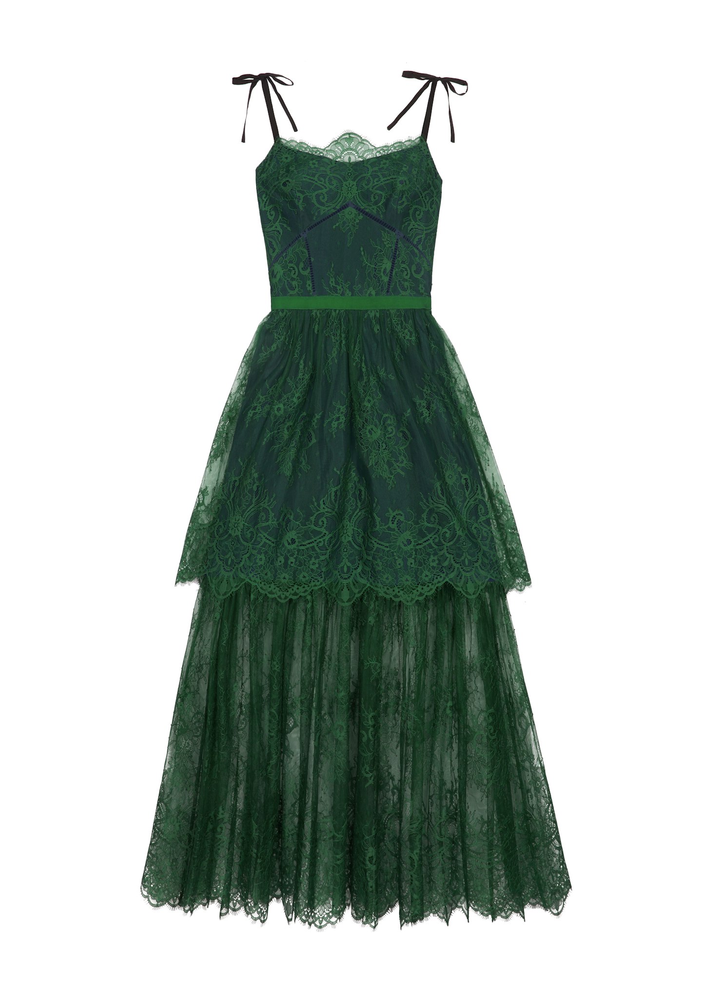 Green Fine Lace Dress, £270