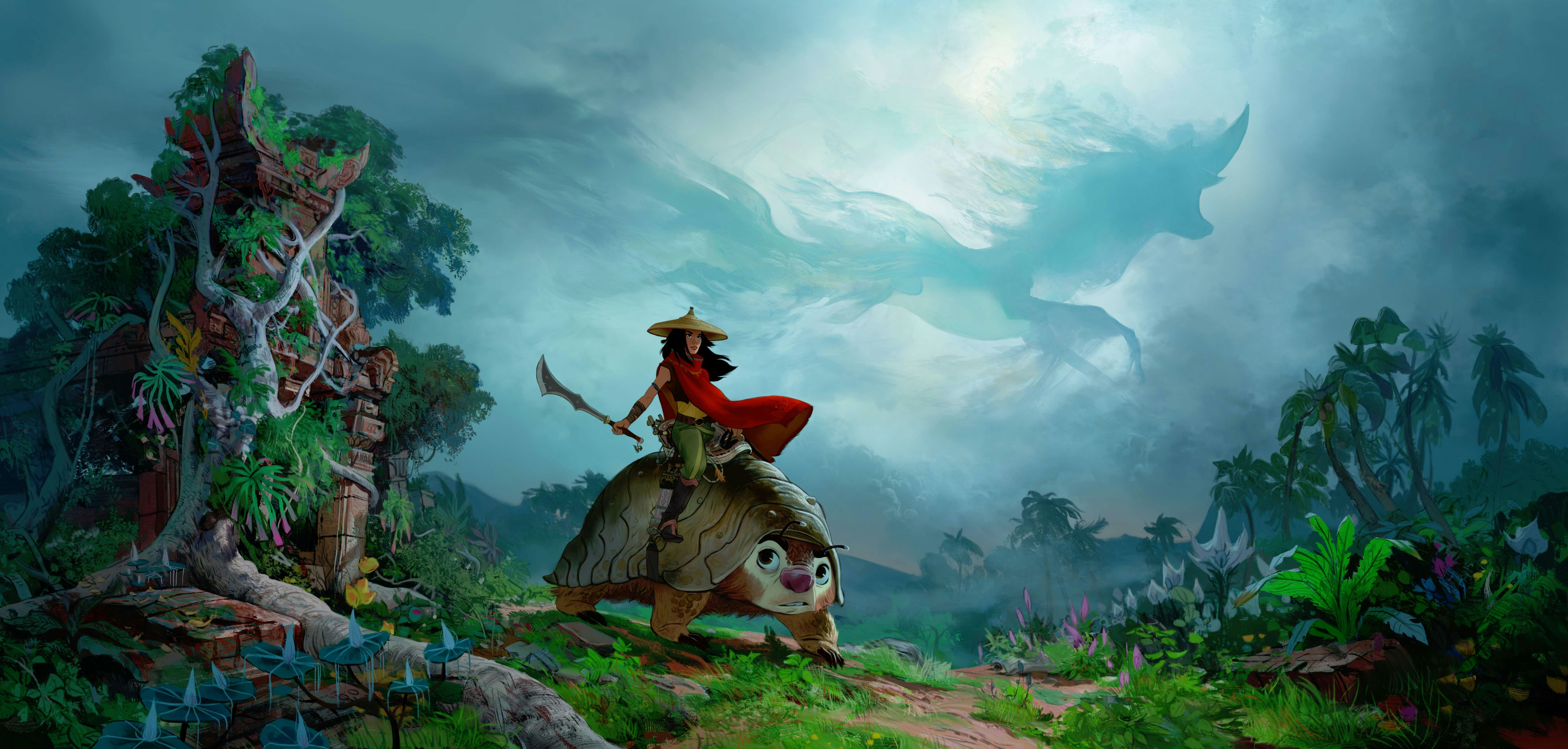 Disney Raya and the Last Dragon Land of Kumandra Set