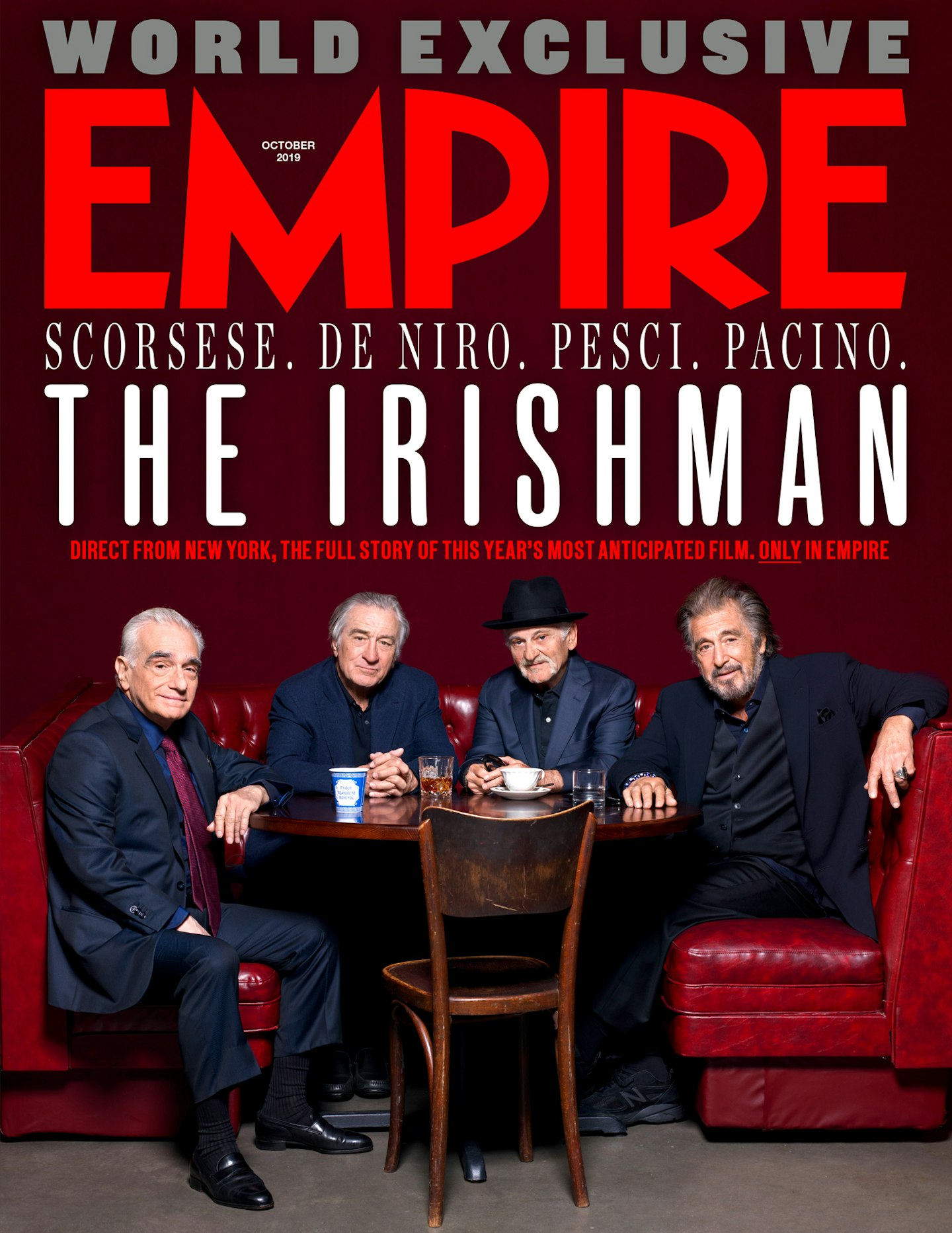 Empire – October 2019 – The Irishman cover