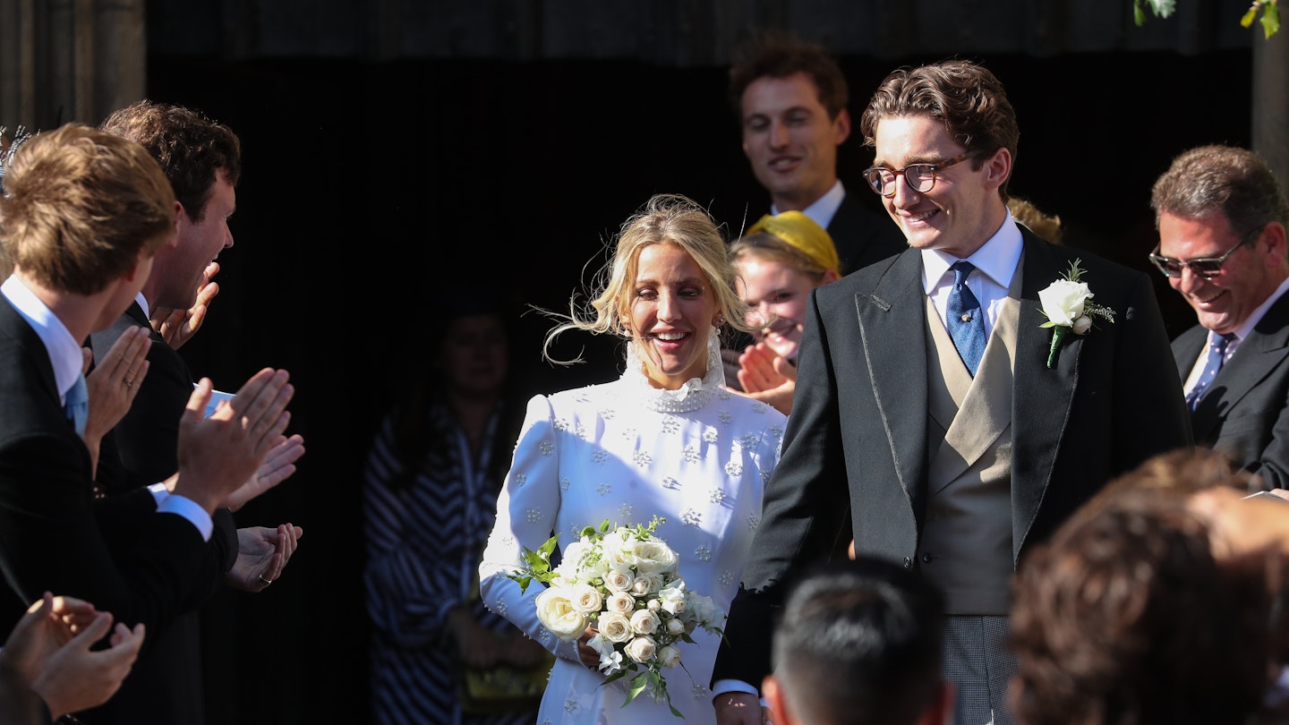 ellie goulding wedding dress designer Ellie Goulding wed in a custom Chlo bridal gown that took hundreds of hours to create