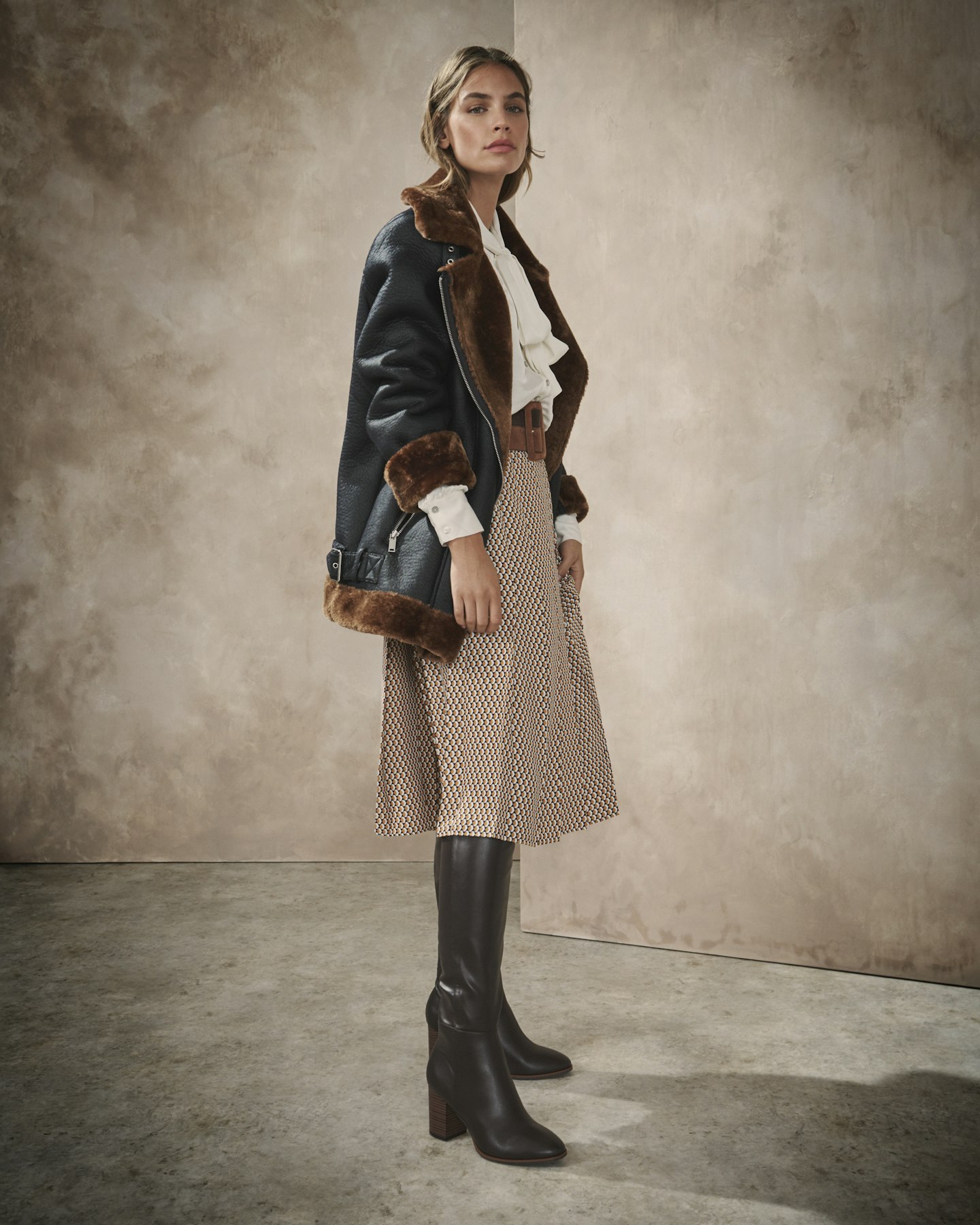 marks and spencer aviator jacket