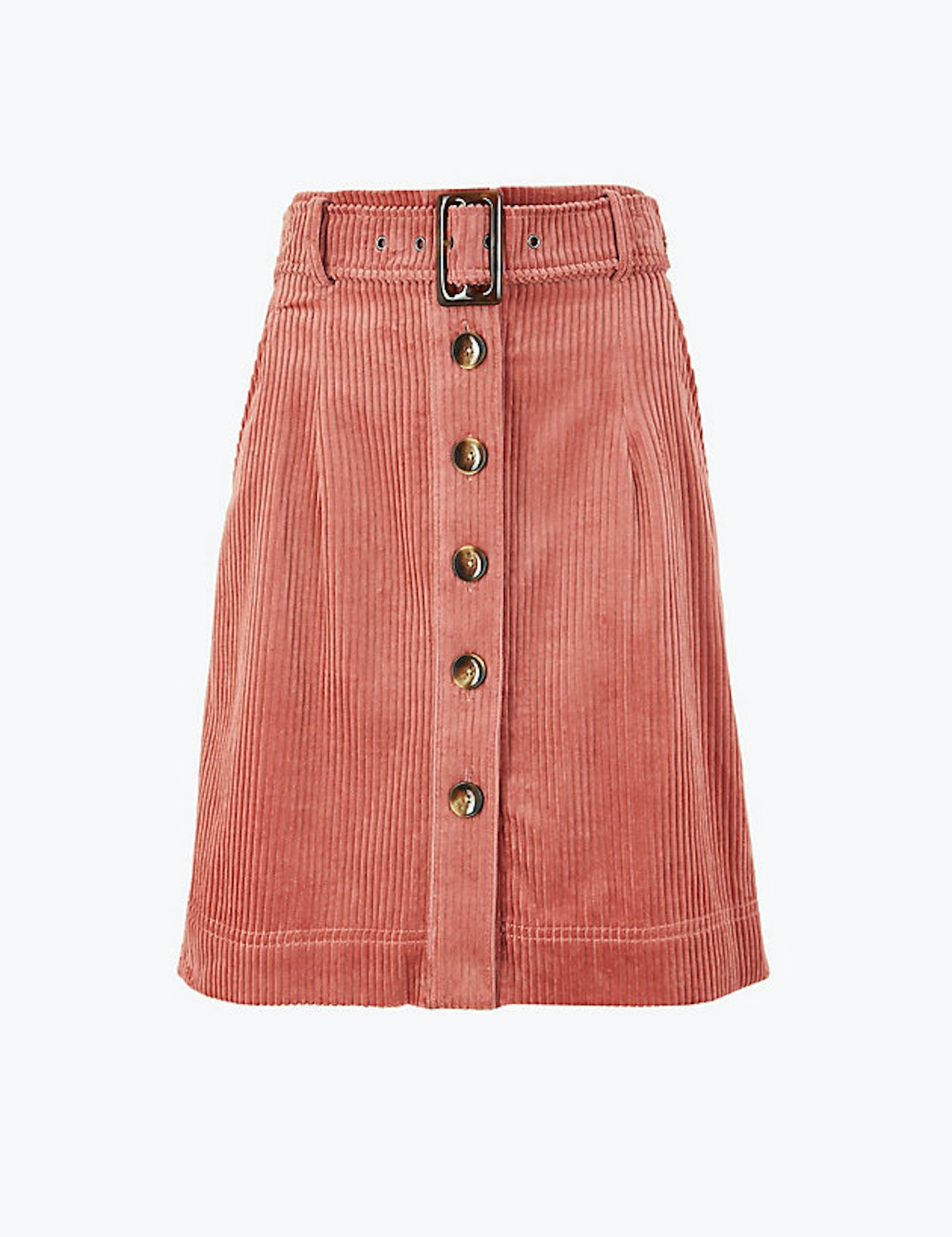 Corduroy Belted Skirt, £35