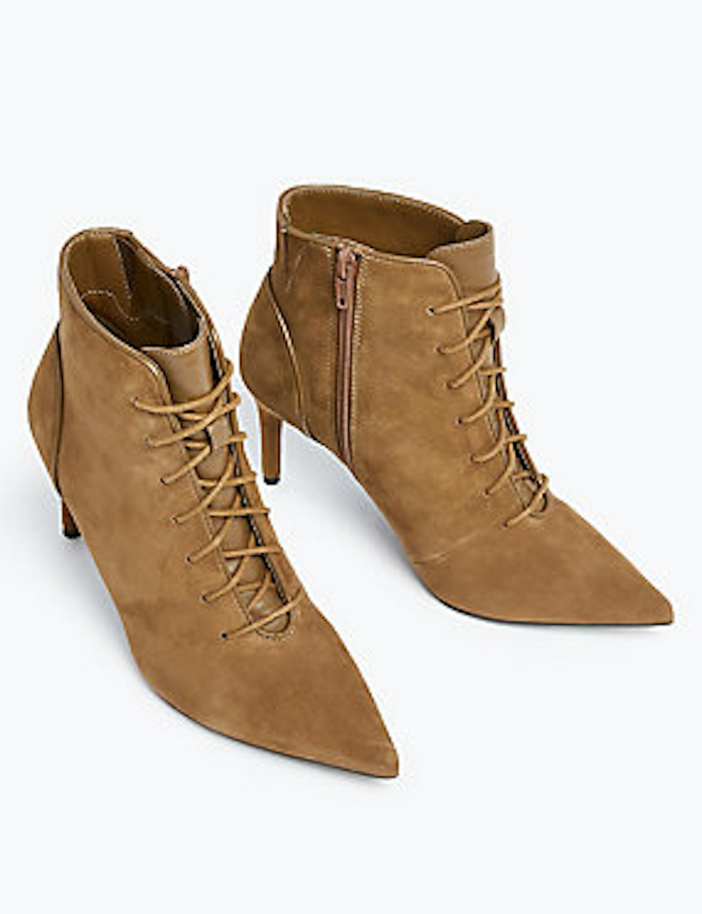 Suede Lace Up Boots, £65