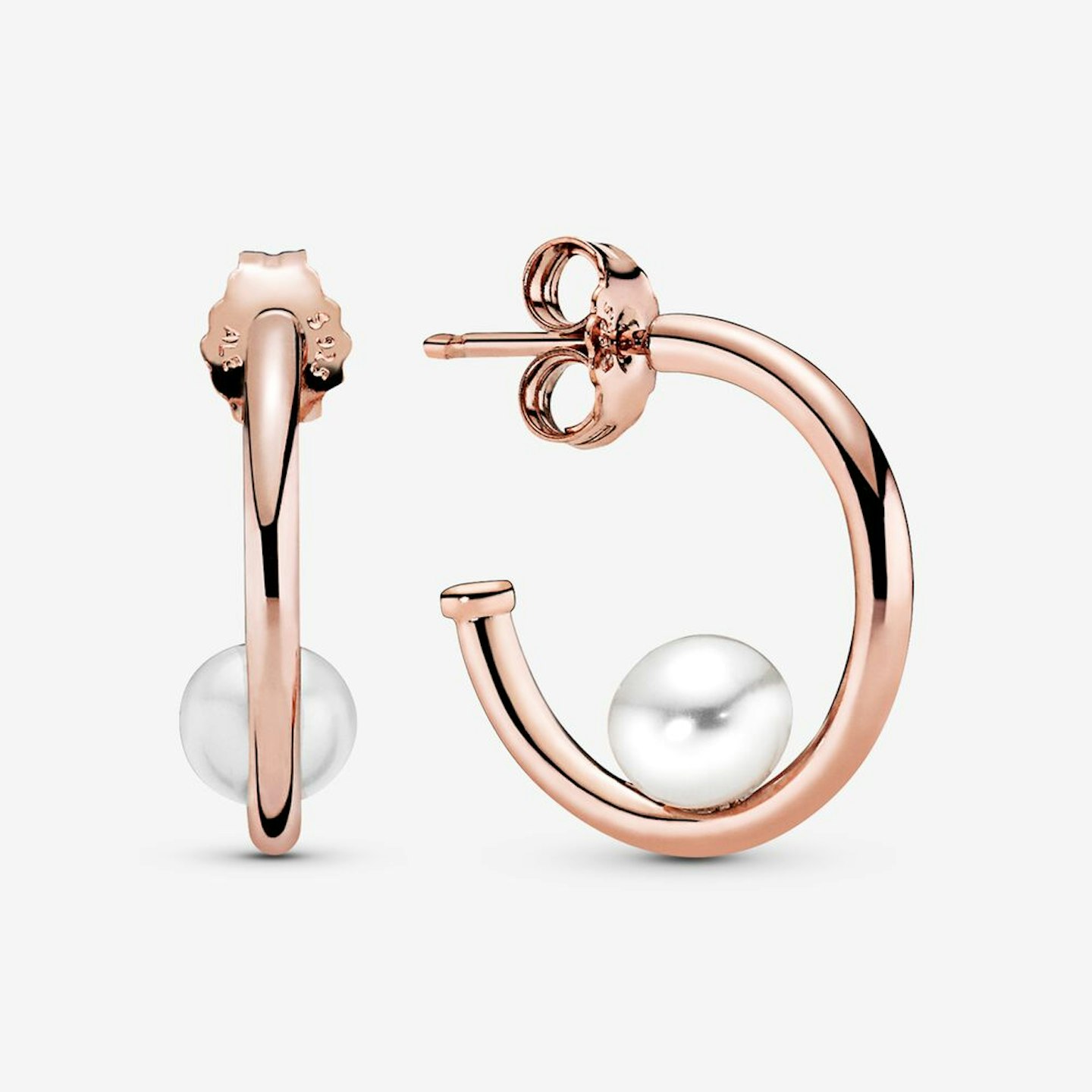 Pandora, Pearl Hoop Earrings, £90