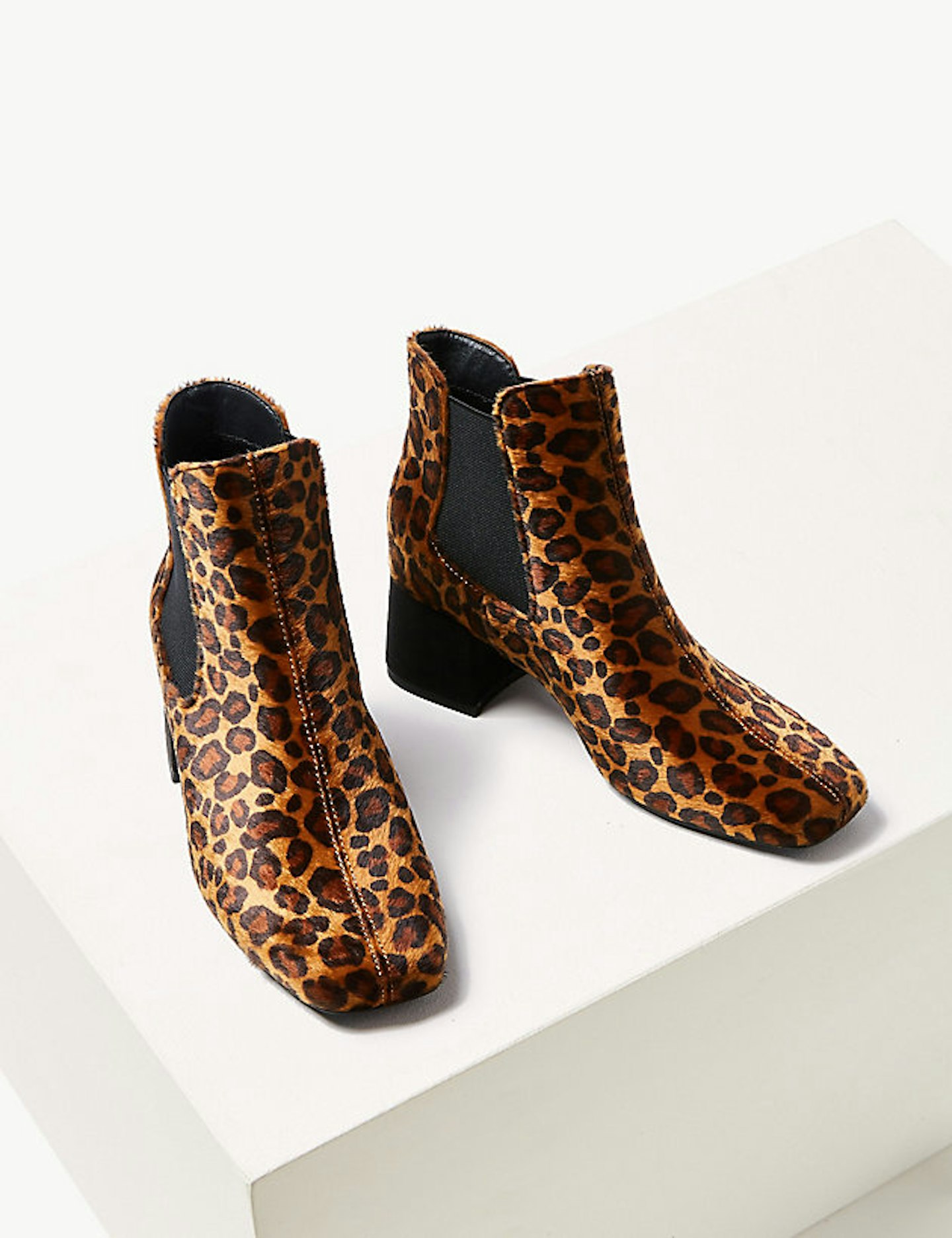 Marks & Spencer, Leopard Print Vegan Boots, £35