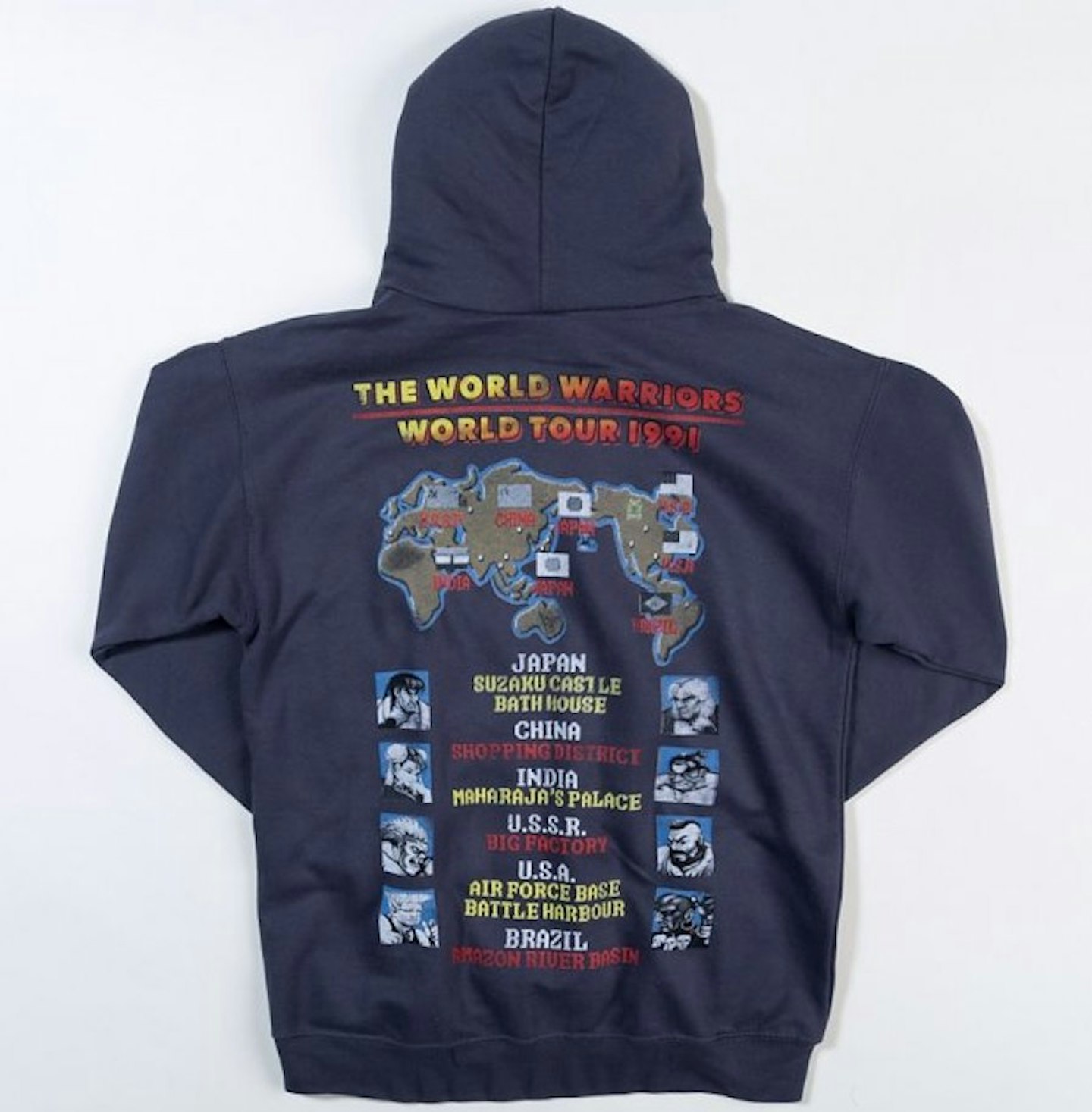 Street Fighter II World Tour Petrol Hoodie, £34.99