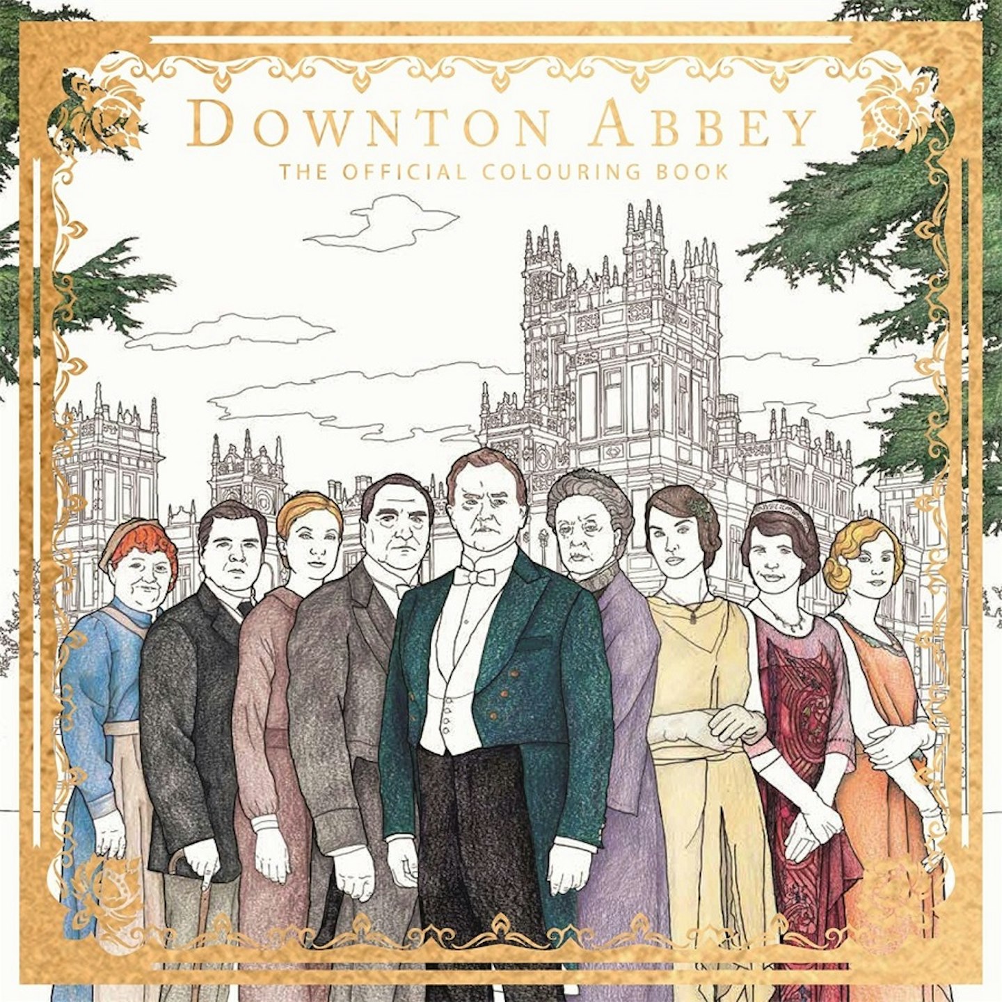 Downton Abbey: The Official Colouring Book, £8.98