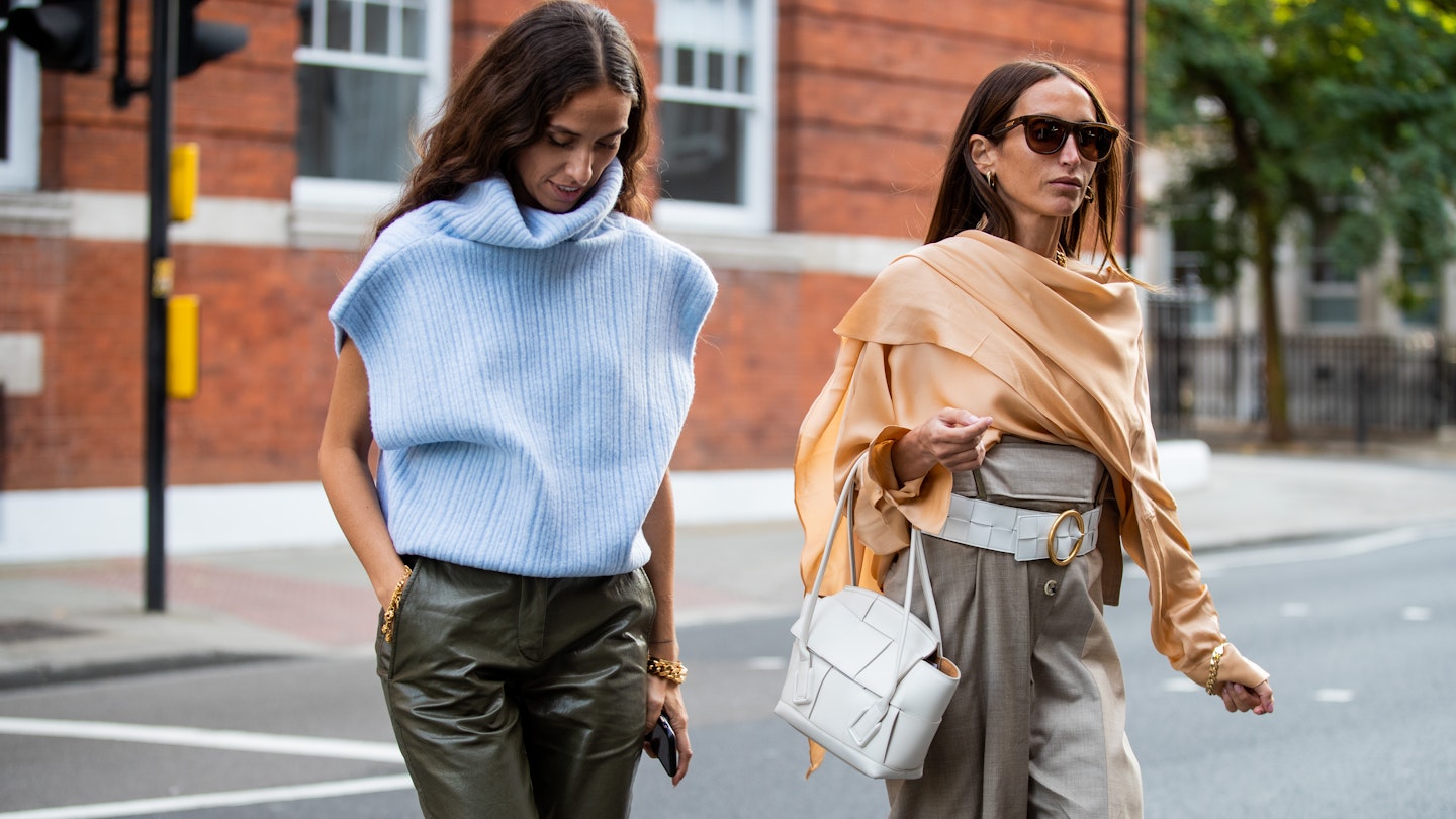 Street-stylers at LFW