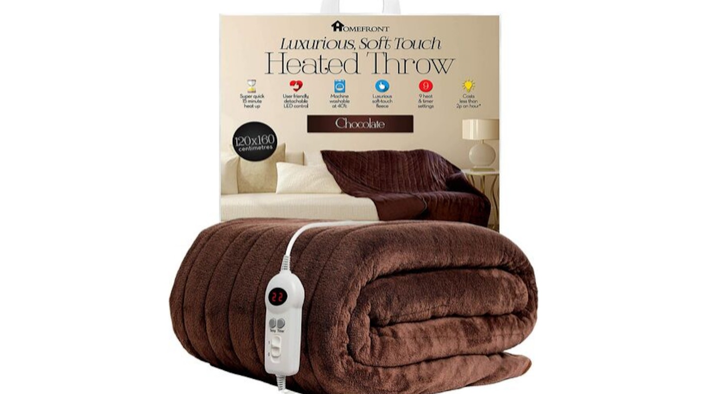 Homefront Electric Heated Throw/Over Blanket